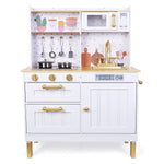 Edufun Wooden Play Kitchen with Cookware 3yrs+