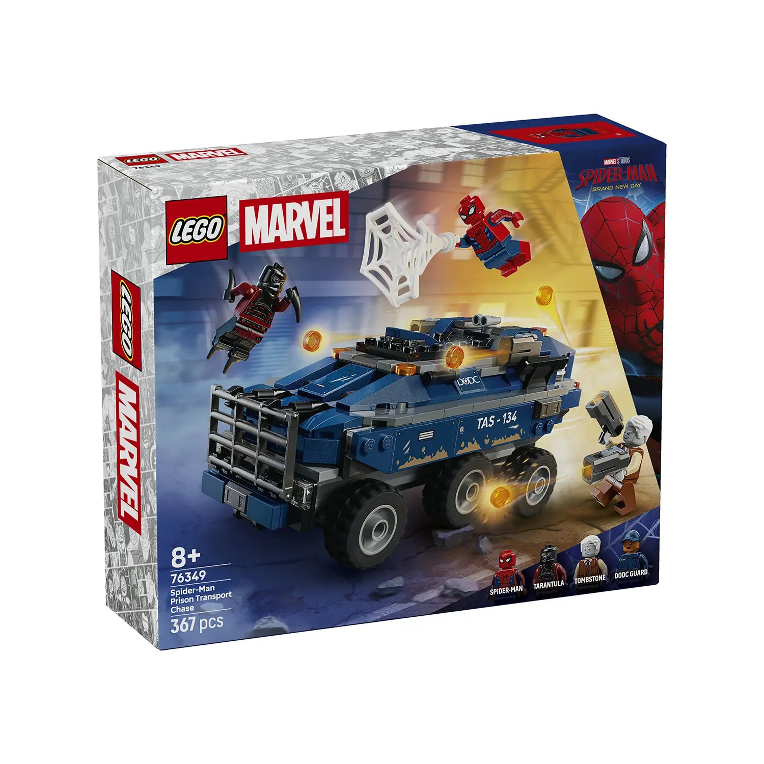 Lego Super Heroes 76349 Spider-Man Prison Transport Chase 8+