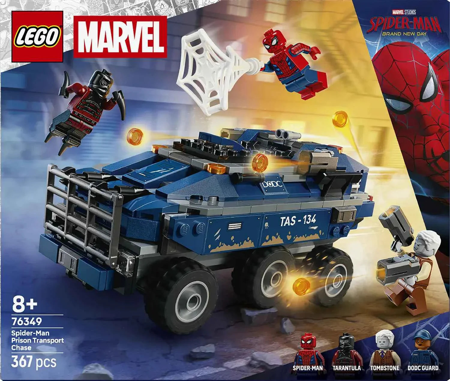 Lego Super Heroes 76349 Spider-Man Prison Transport Chase 8+