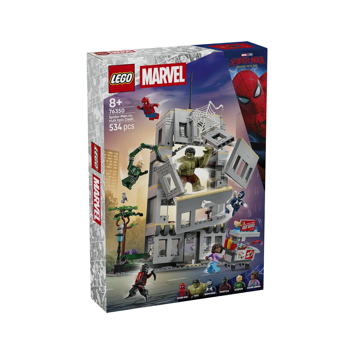 Lego Super Heroes 76350 Spider-Man vs. Hulk Epic Clash 8+