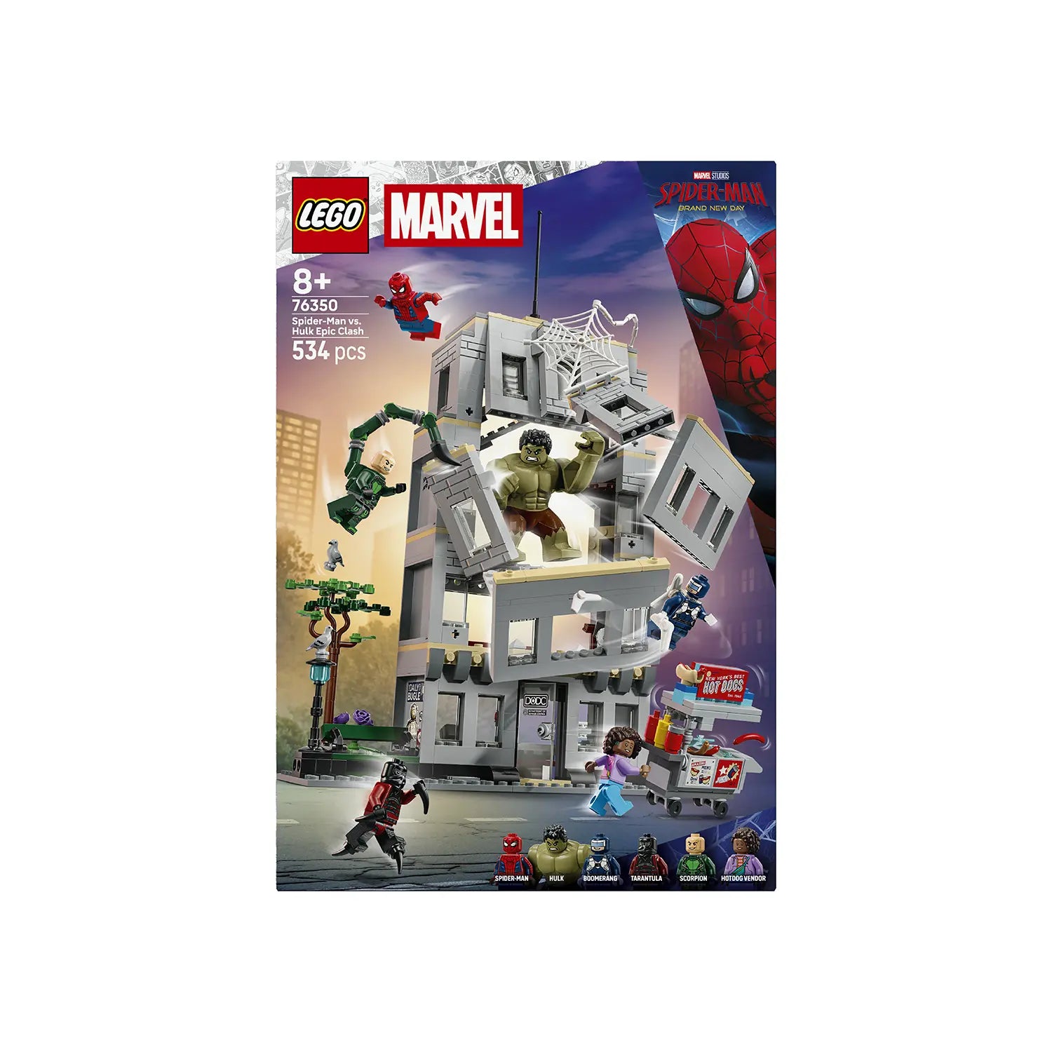 Lego Super Heroes 76350 Spider-Man vs. Hulk Epic Clash 8+