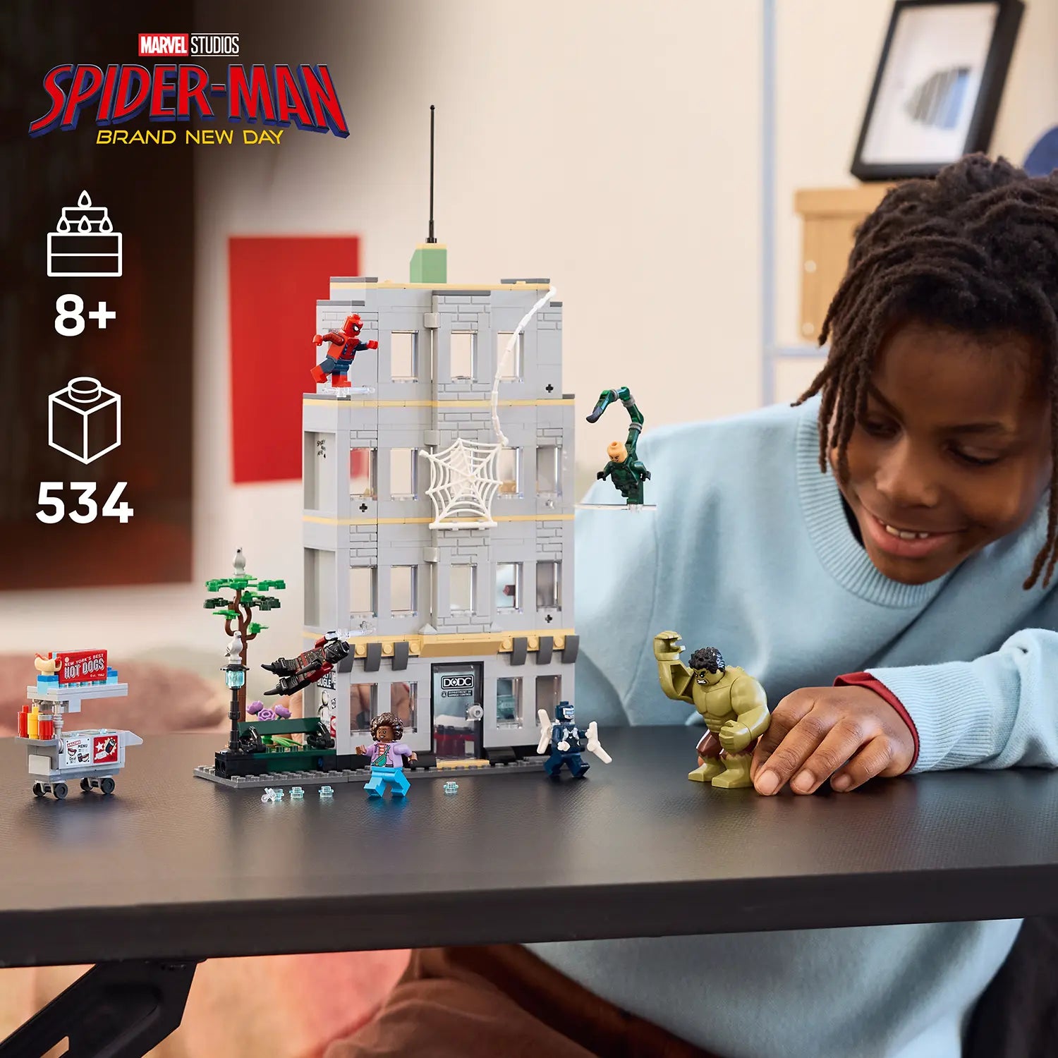 Lego Super Heroes 76350 Spider-Man vs. Hulk Epic Clash 8+