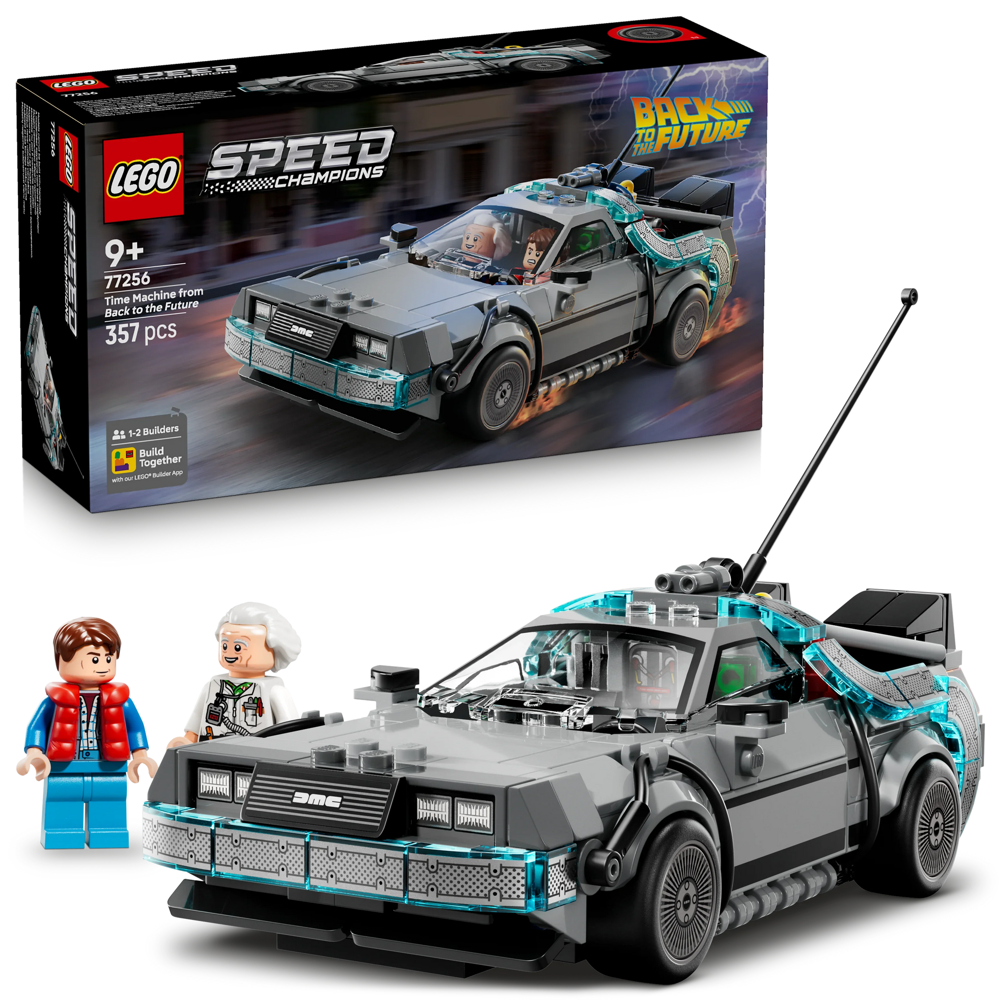LEGO Speed Champions 77256 Time Machine From Back To The Future  9+