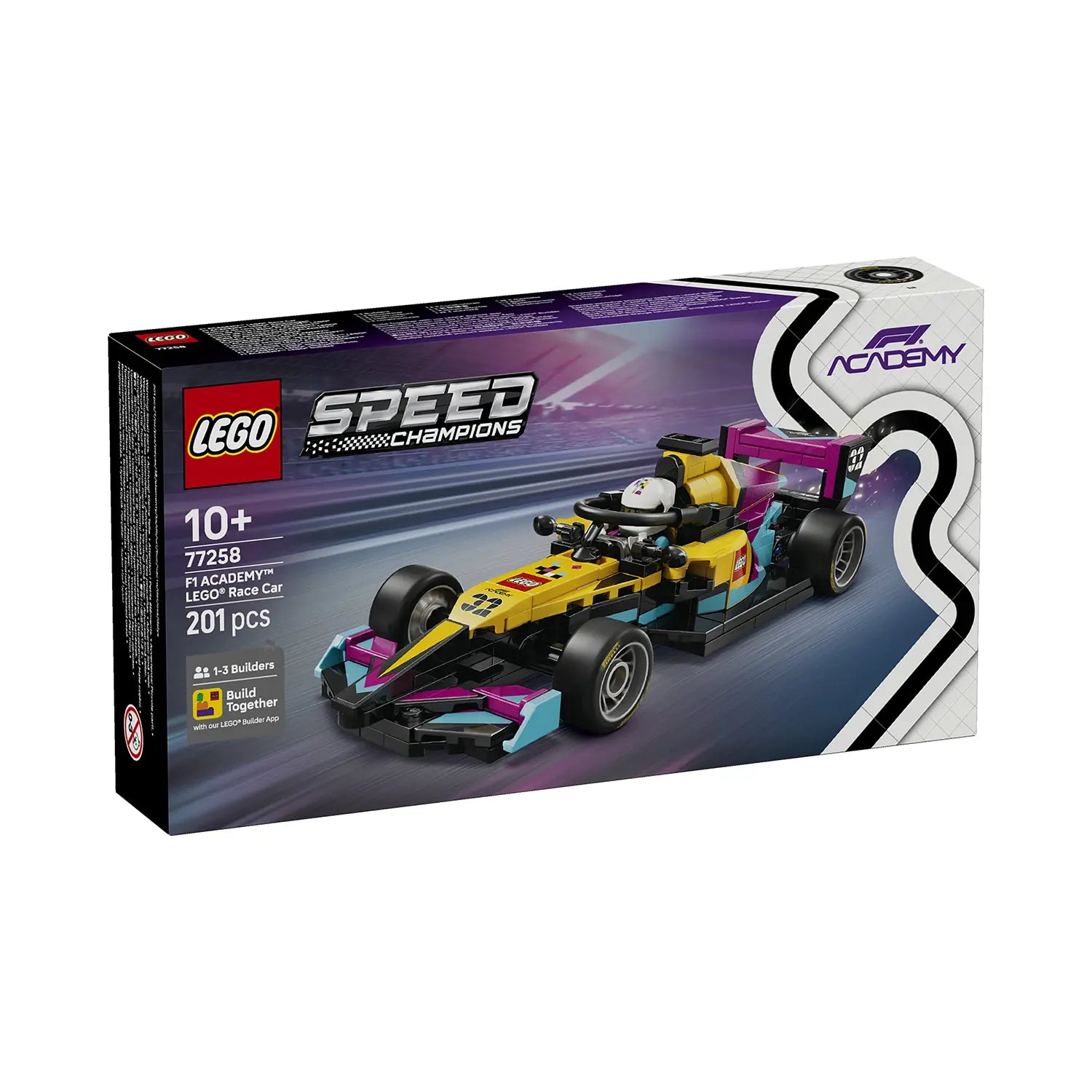 Lego Speed Champions 77258 F1 ACADEMY LEGO Race Car 10+