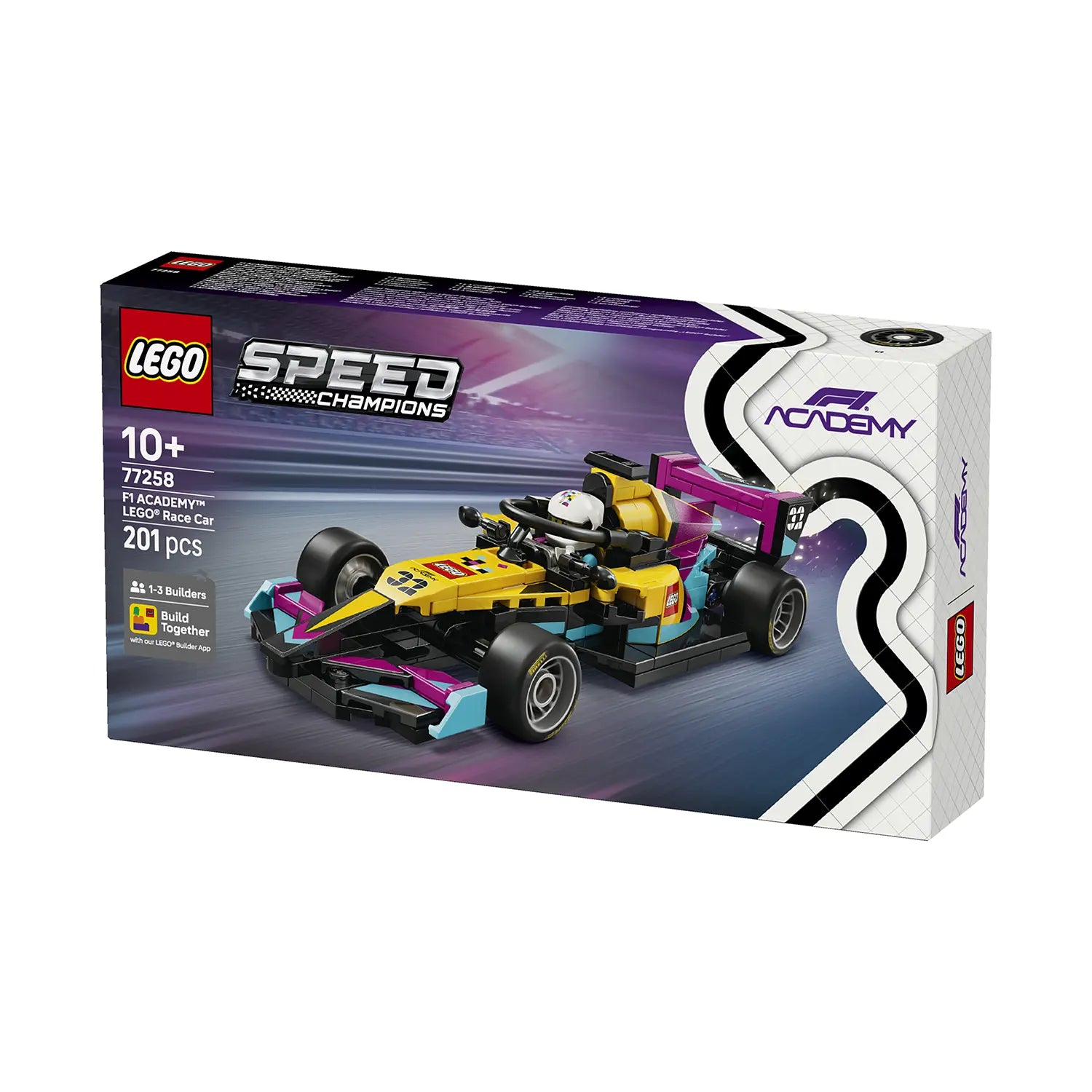 Lego Speed Champions 77258 F1 ACADEMY LEGO Race Car 10+
