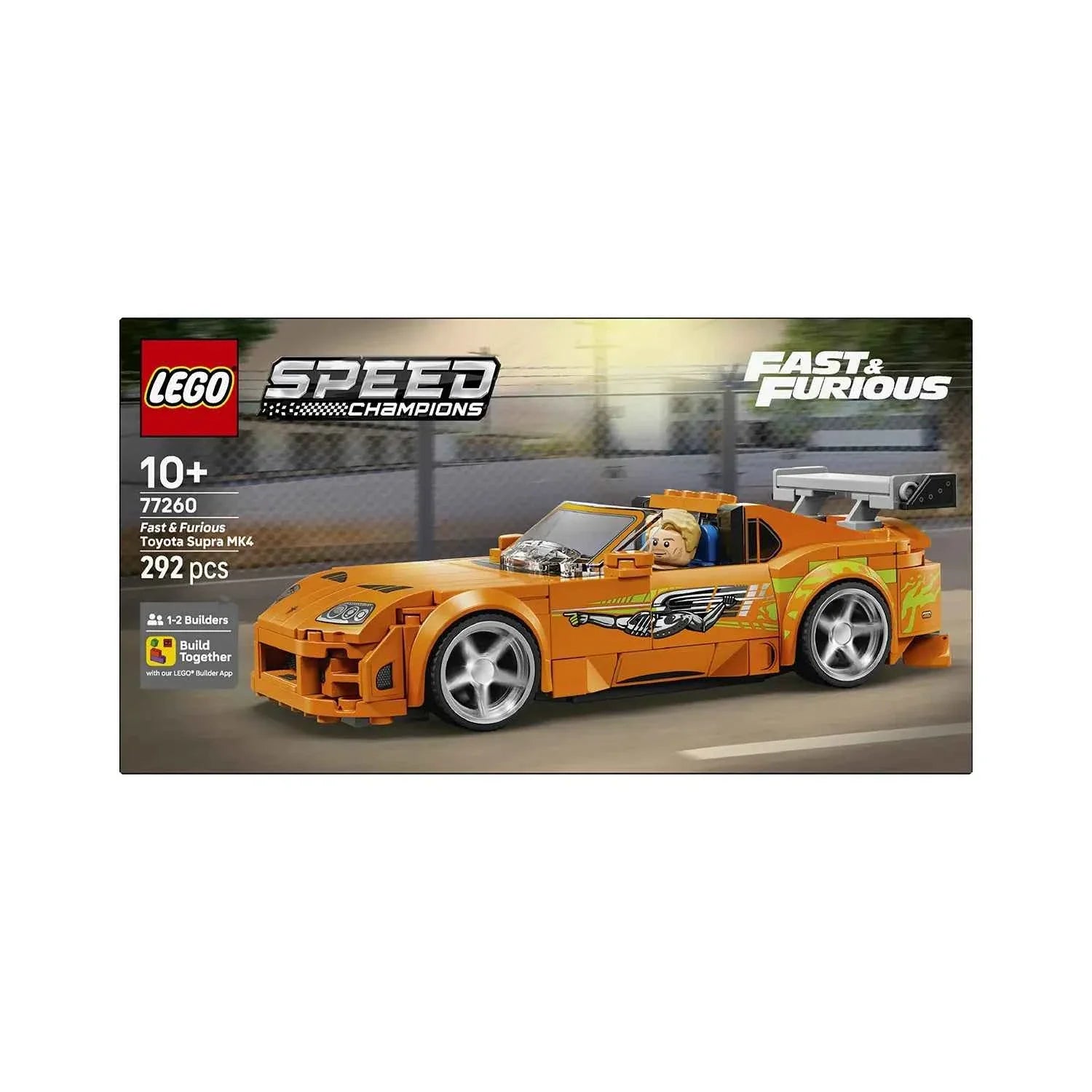 Lego Speed Champions 77260 The Fast and The Furious Toyota Supra MK4 10+