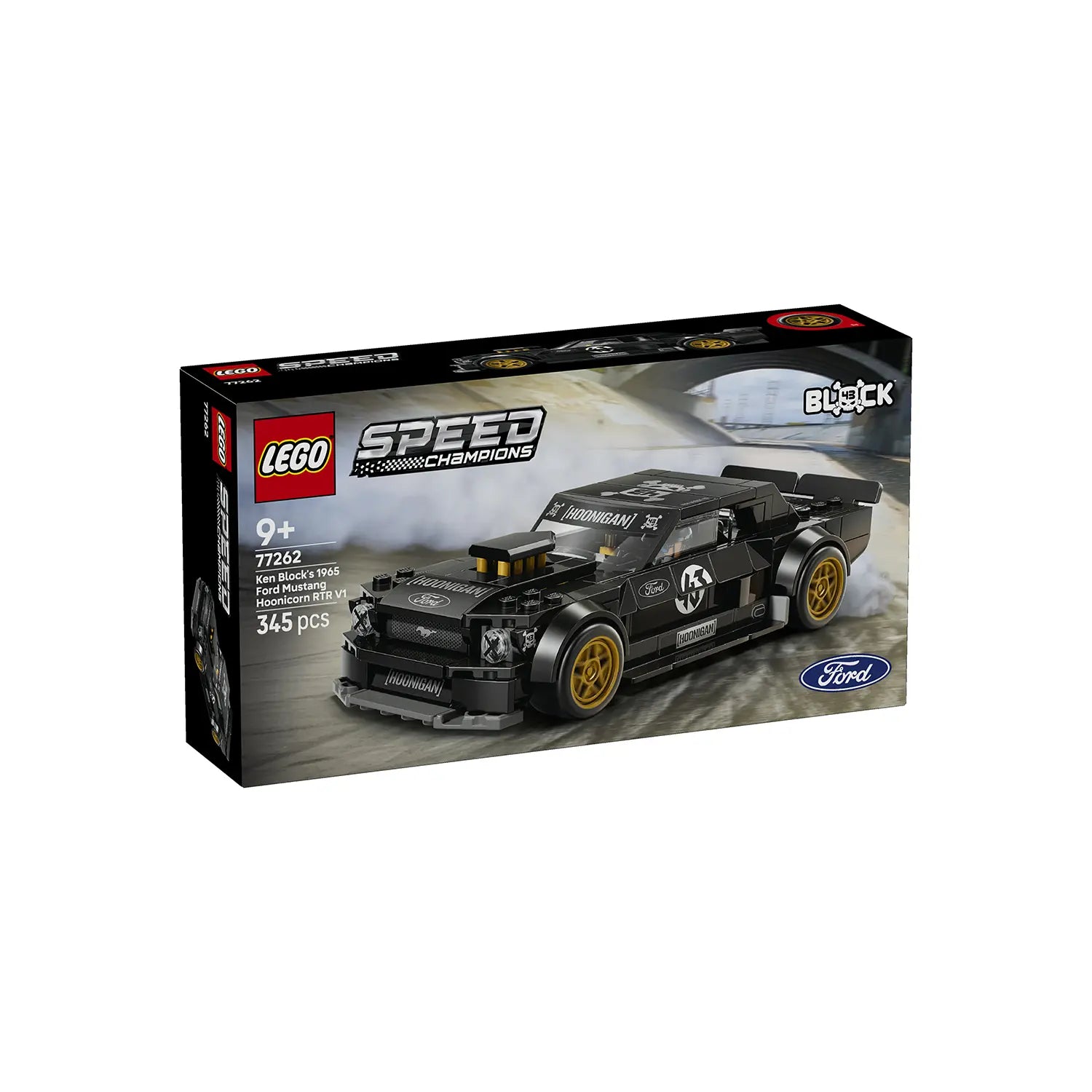Lego Speed Champions 77262 Ken Block's '65 Ford Mustang Hoonicorn V1 9+