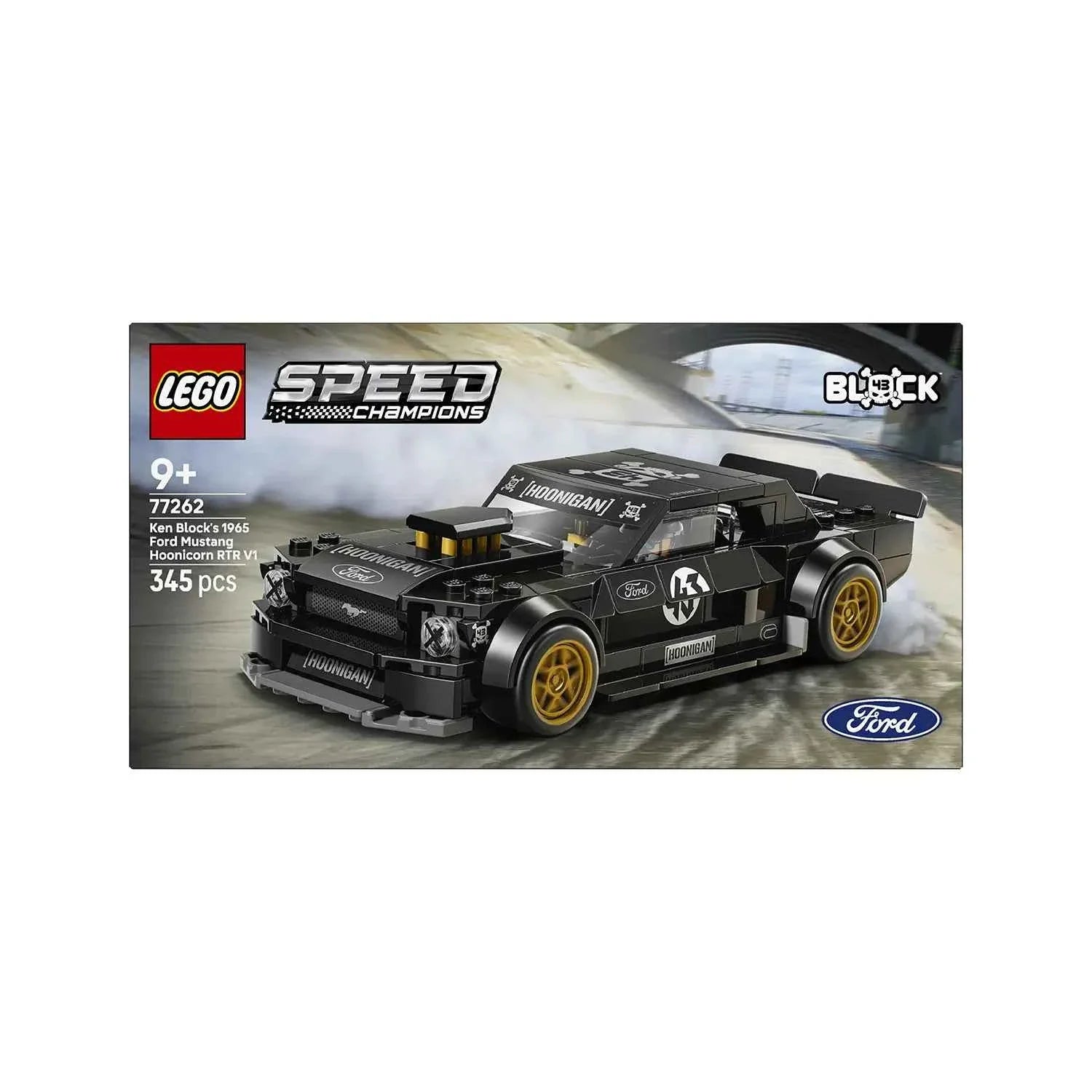 Lego Speed Champions 77262 Ken Block's '65 Ford Mustang Hoonicorn V1 9+