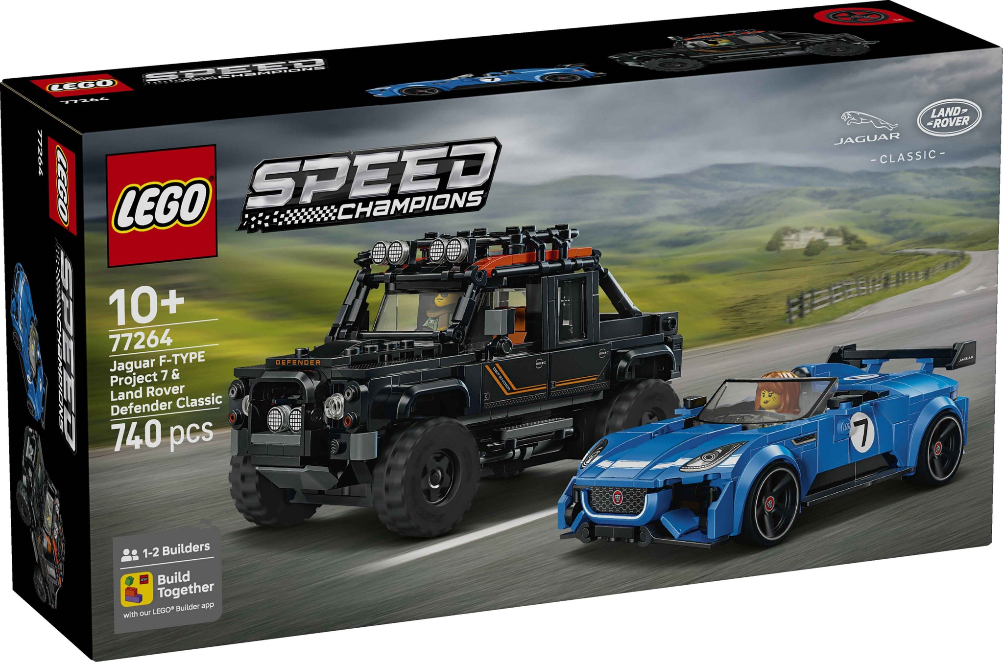 LEGO Speed Champions 77264 Jaguar Project 7 & Land Rover Defender (10+)