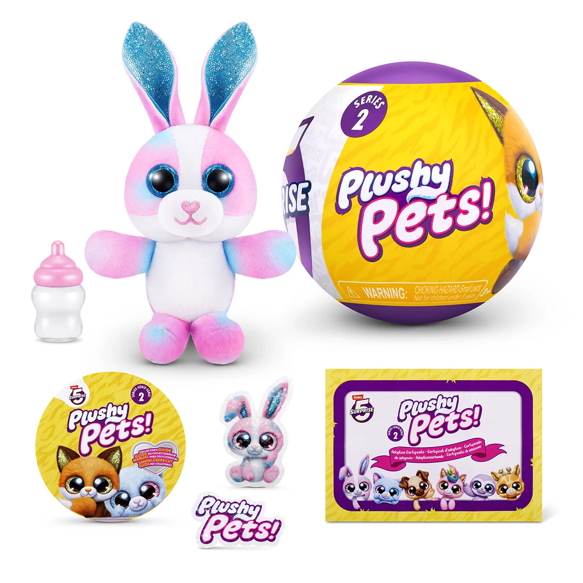 S001-5 SURPRISE-PLUSHY PETS-SERIES 2-CAPSULE,27PCS/GRAVITY PDQ,54PCS/2PDQ/CTN