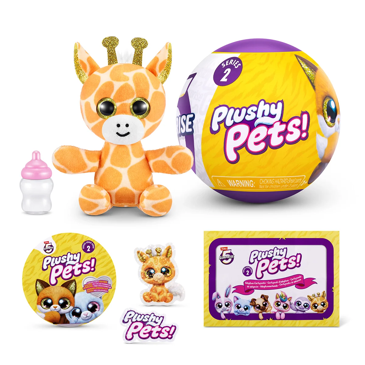 S001-5 SURPRISE-PLUSHY PETS-SERIES 2-CAPSULE,27PCS/GRAVITY PDQ,54PCS/2PDQ/CTN