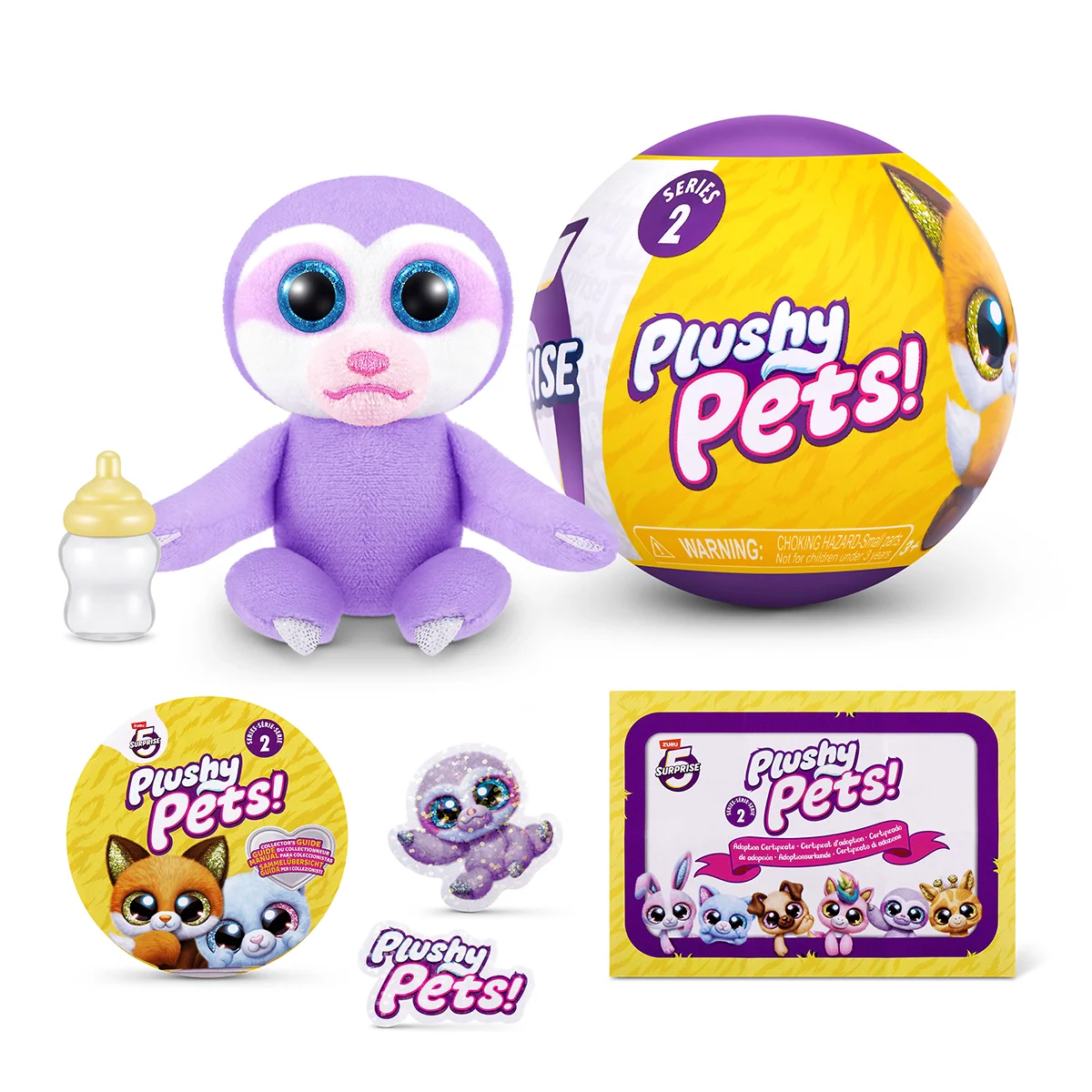 S001-5 SURPRISE-PLUSHY PETS-SERIES 2-CAPSULE,27PCS/GRAVITY PDQ,54PCS/2PDQ/CTN