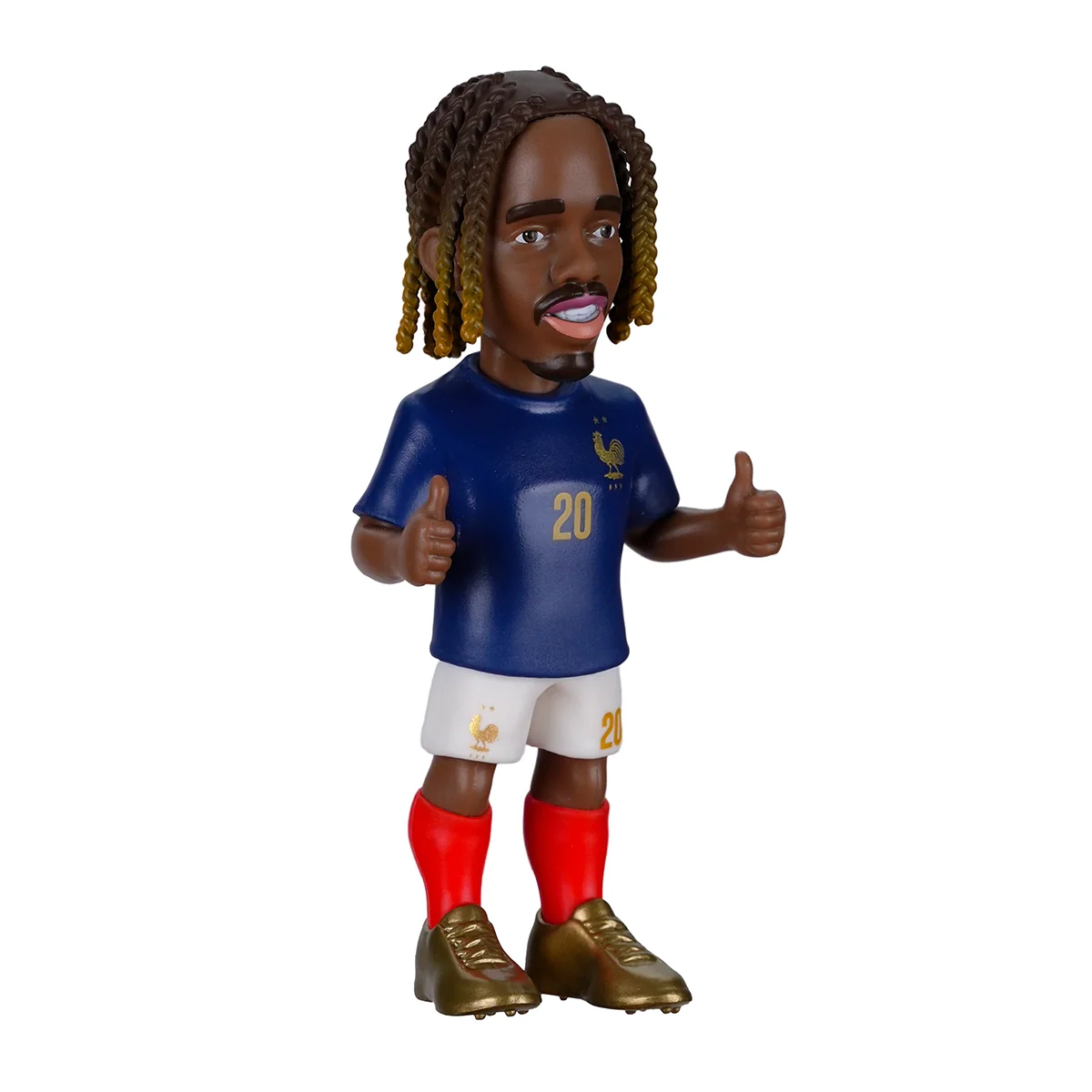 Minix Football Stars France 5-Pack 7 cm (Mbappé, Dembelé, Barcola, Doué, Cherki)