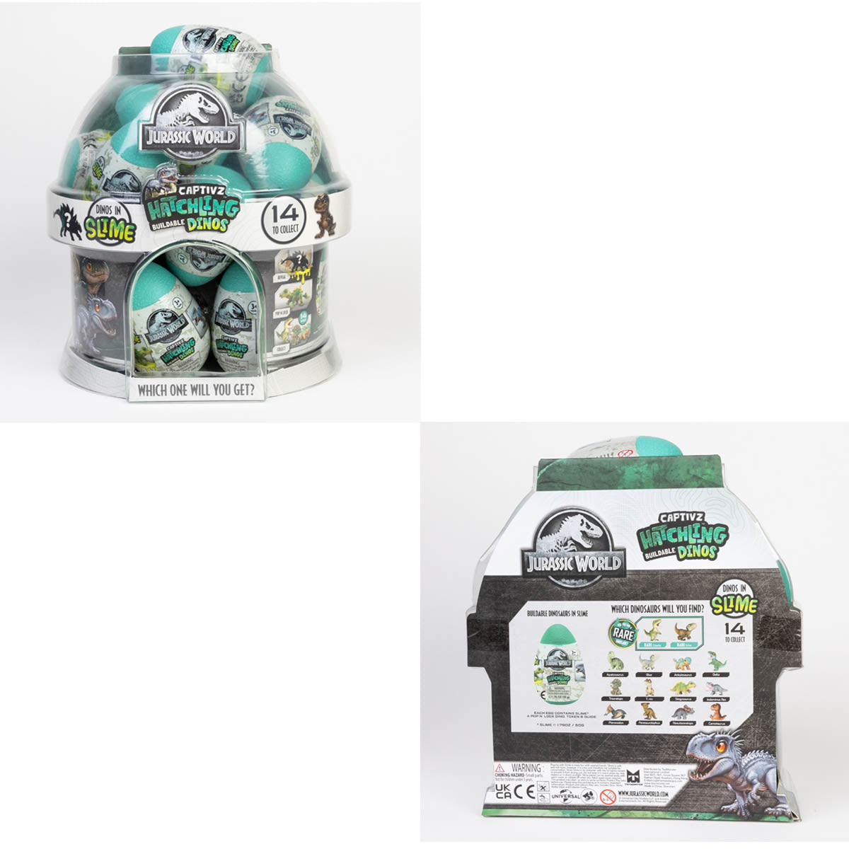 حاضنة CDU من Jurassic CAPTIVZ Hatchlings Edition، 14 قطعة