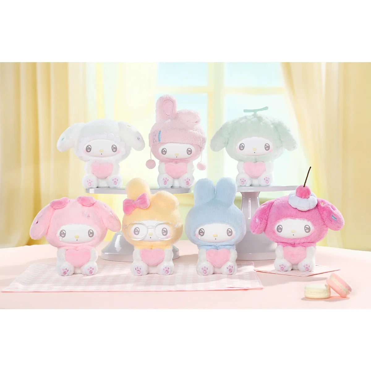 My Melody 50th Anniversary Milk candy Series Plush Pendant Blind Box
