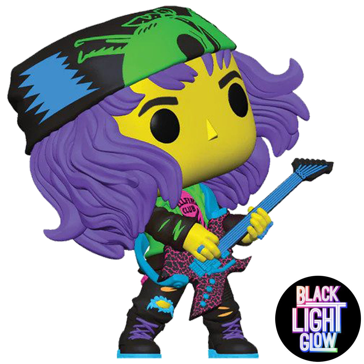 Pop! Tv: Stranger Things S4 - Hunter Eddie with Guitar (BLKLT)(Exc)
