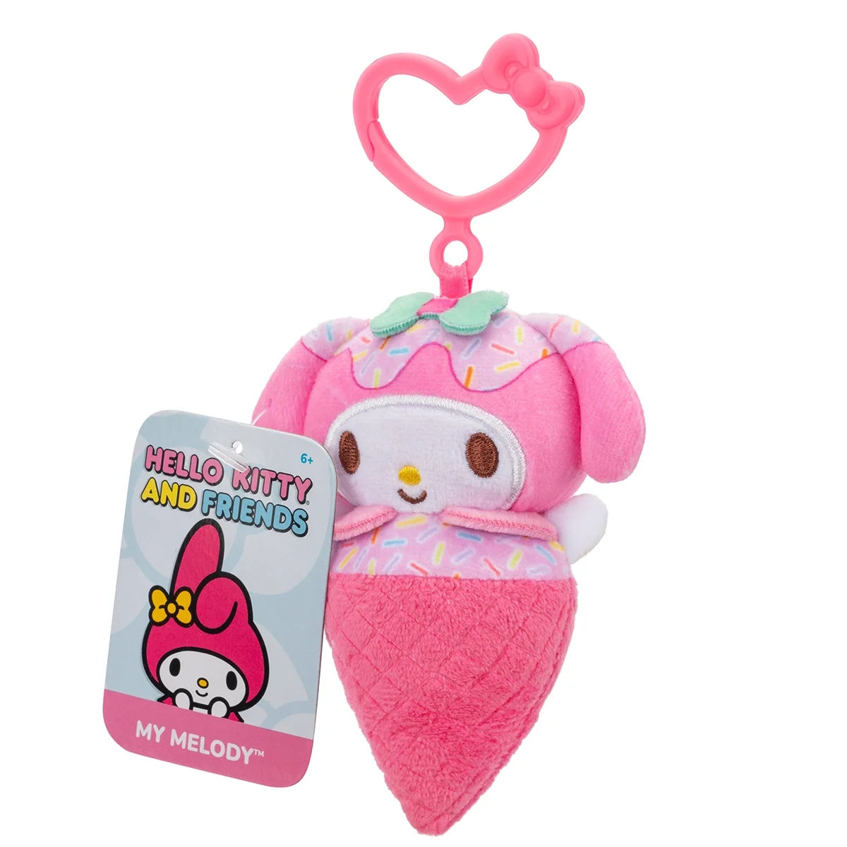 Hello Kitty - Plush Clip  (Ice Cream) (My Melody)