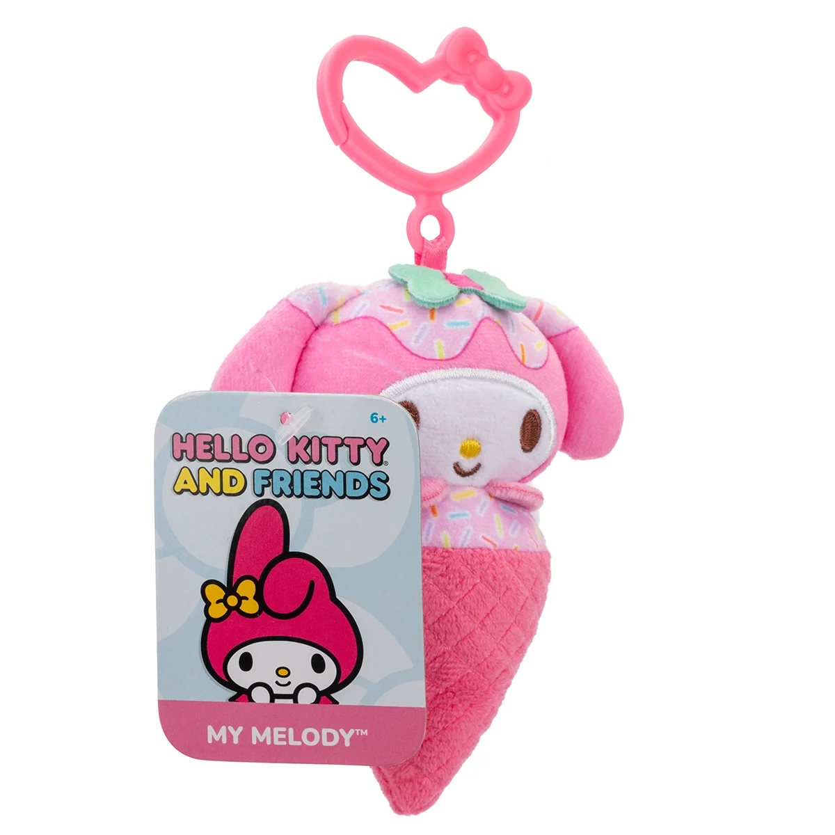 Hello Kitty - Plush Clip  (Ice Cream) (My Melody)