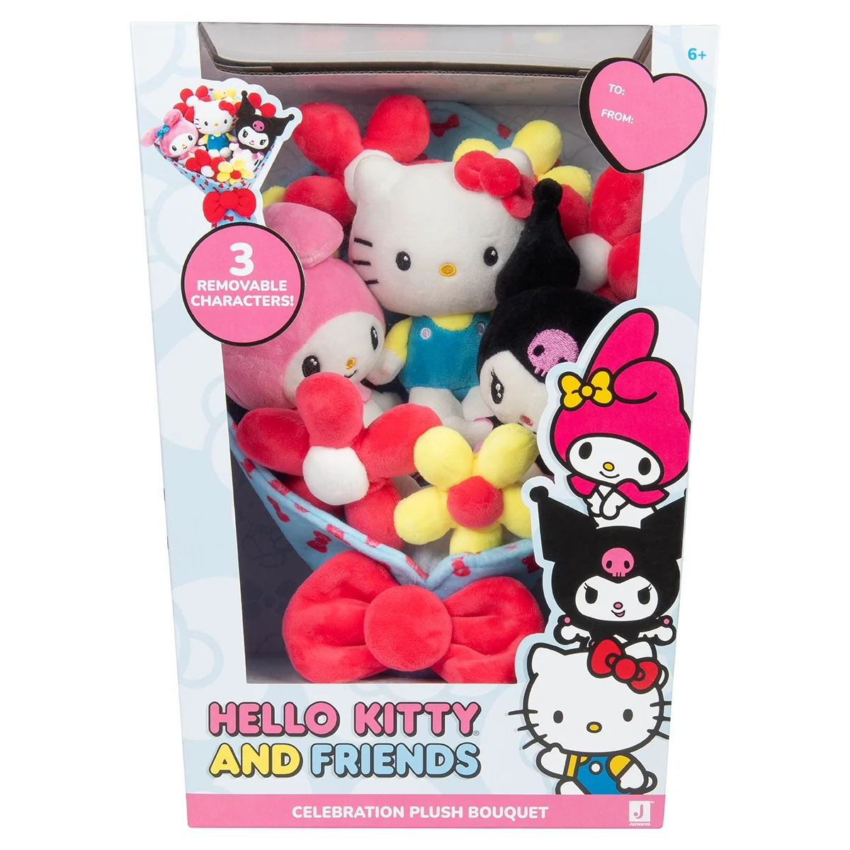 12" Plush Bouquet  (Hello Kitty, Kuromi, My Melody)