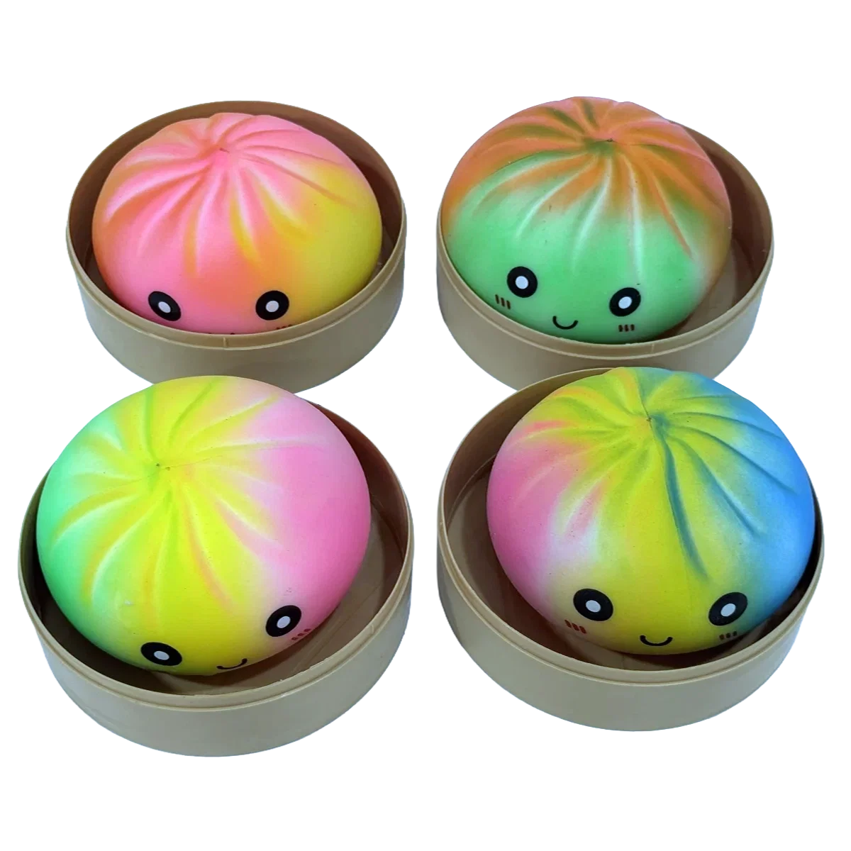 Squeezy Dumplings Multi Coloured Buns
