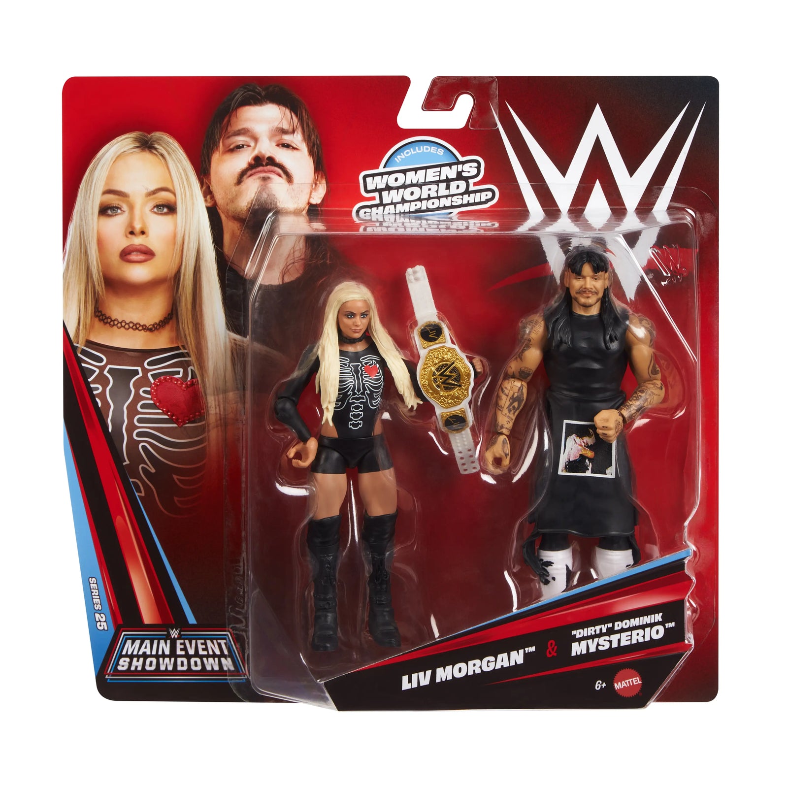 WWE Dirty Dominik Mysterio vs. Liv Morgan Action Figure 2-Pack