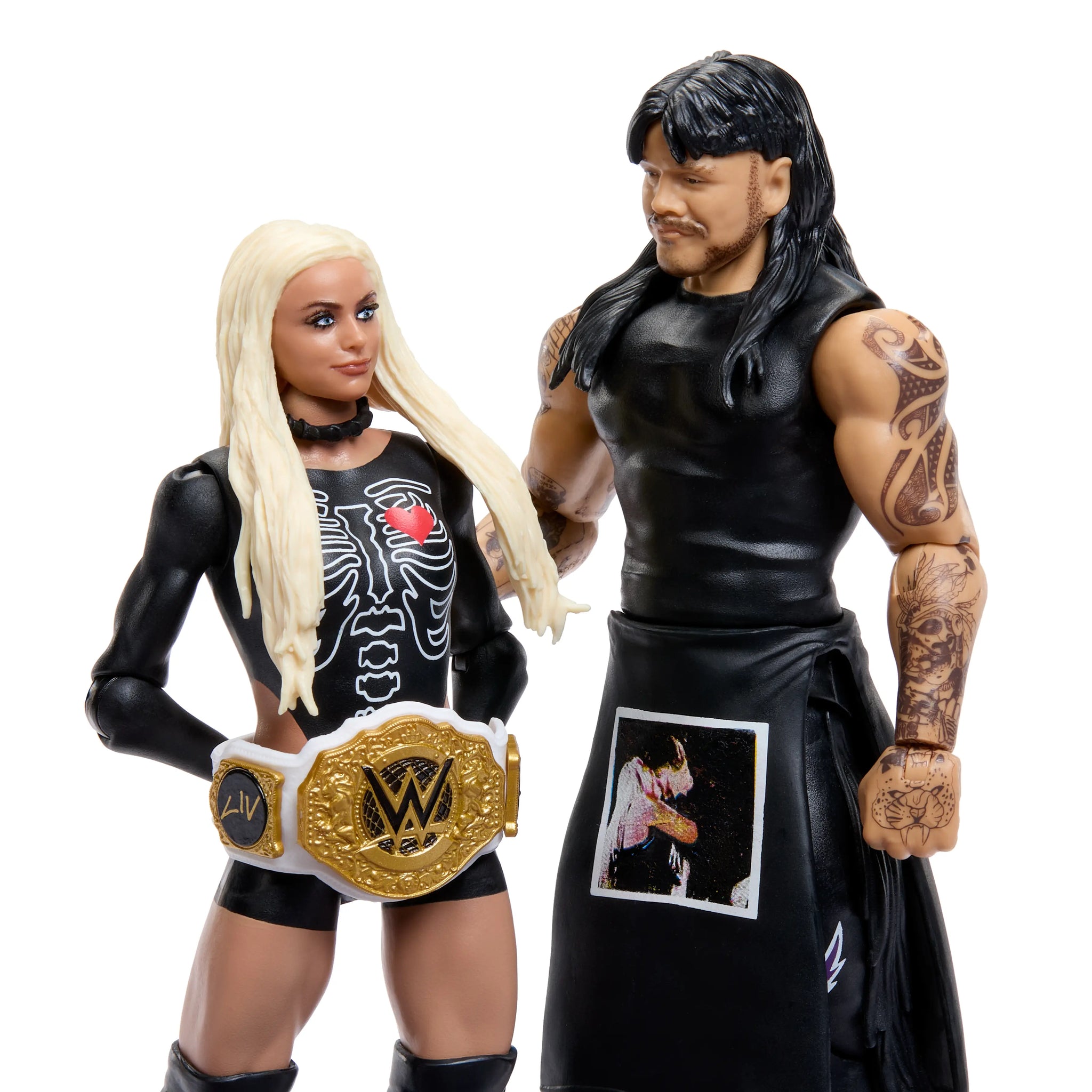WWE Dirty Dominik Mysterio vs. Liv Morgan Action Figure 2-Pack