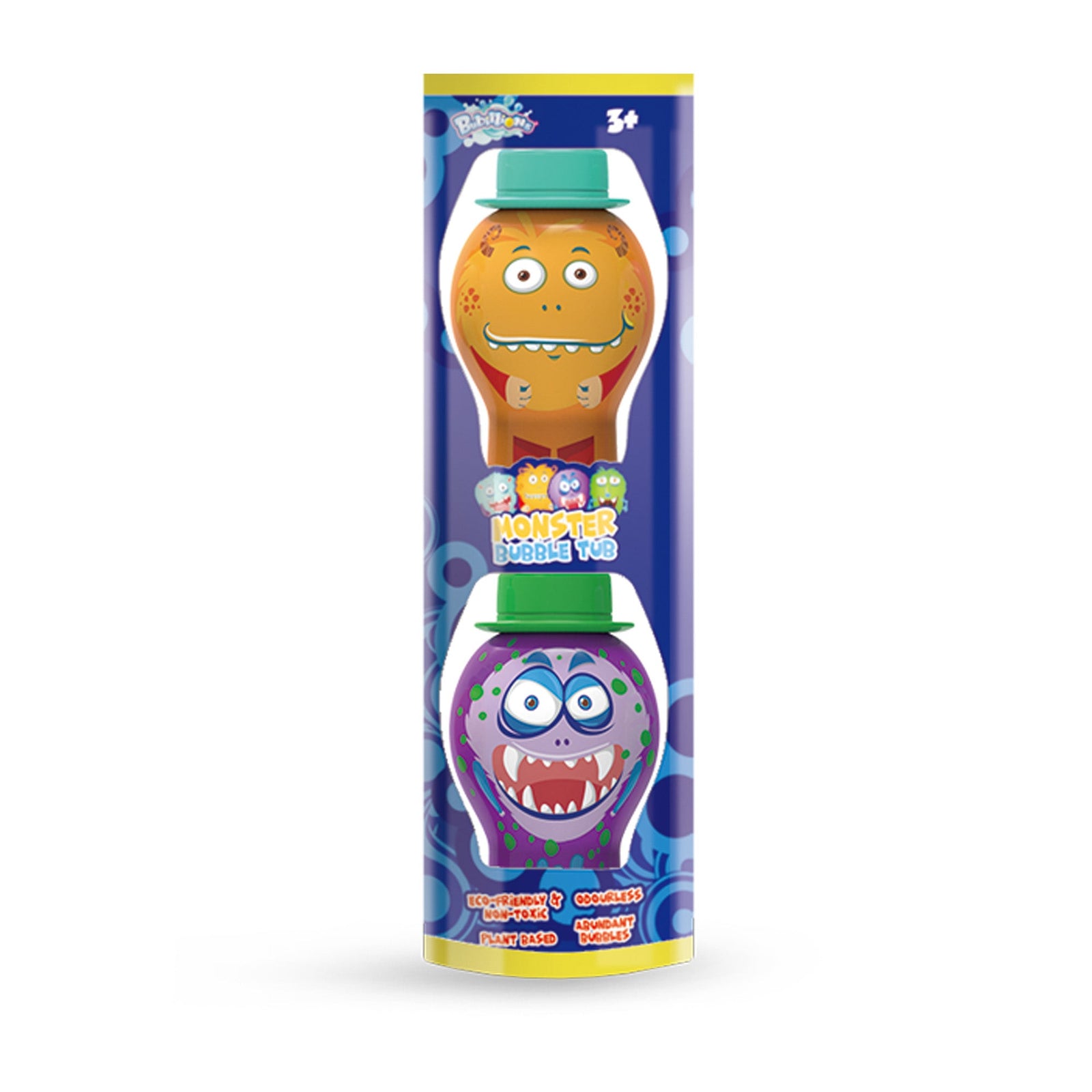 MONSTER BUBBLE BOTTLE 2PCS 3YRS+