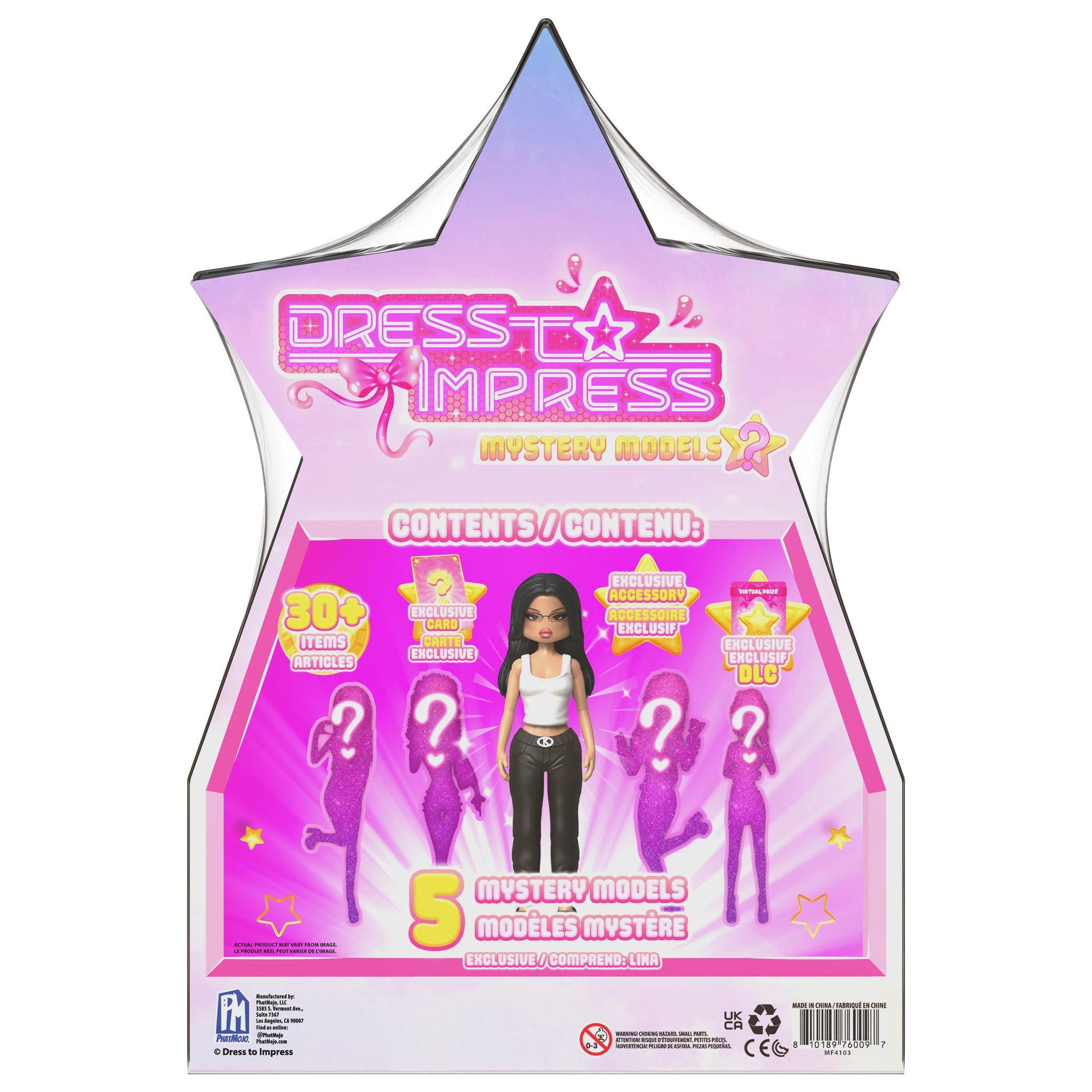 DRESS TO IMPRESS - Mystery Small Doll - 5 Pk. Superstar 1