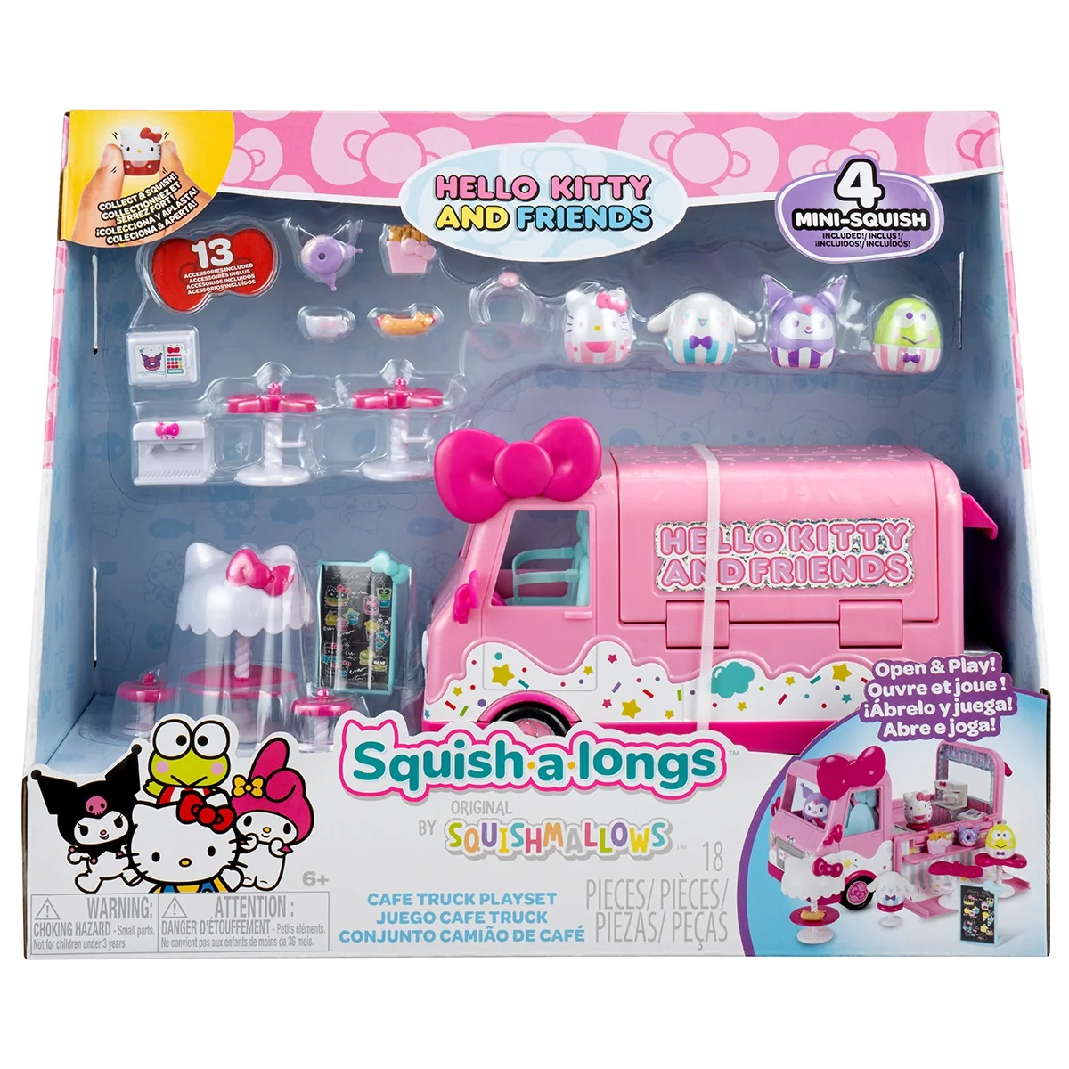 SQAL - Large Playset - Hello Kitty Cafe Truck Playset