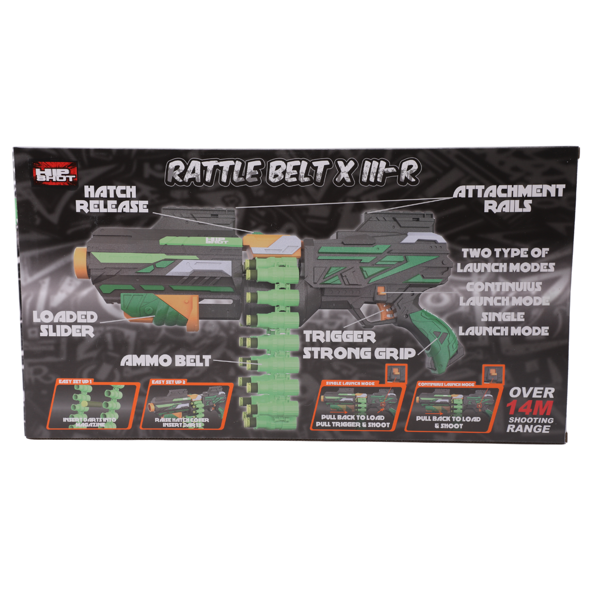 Hip Shot Rattle X III-R (w/ x40pcs Darts)