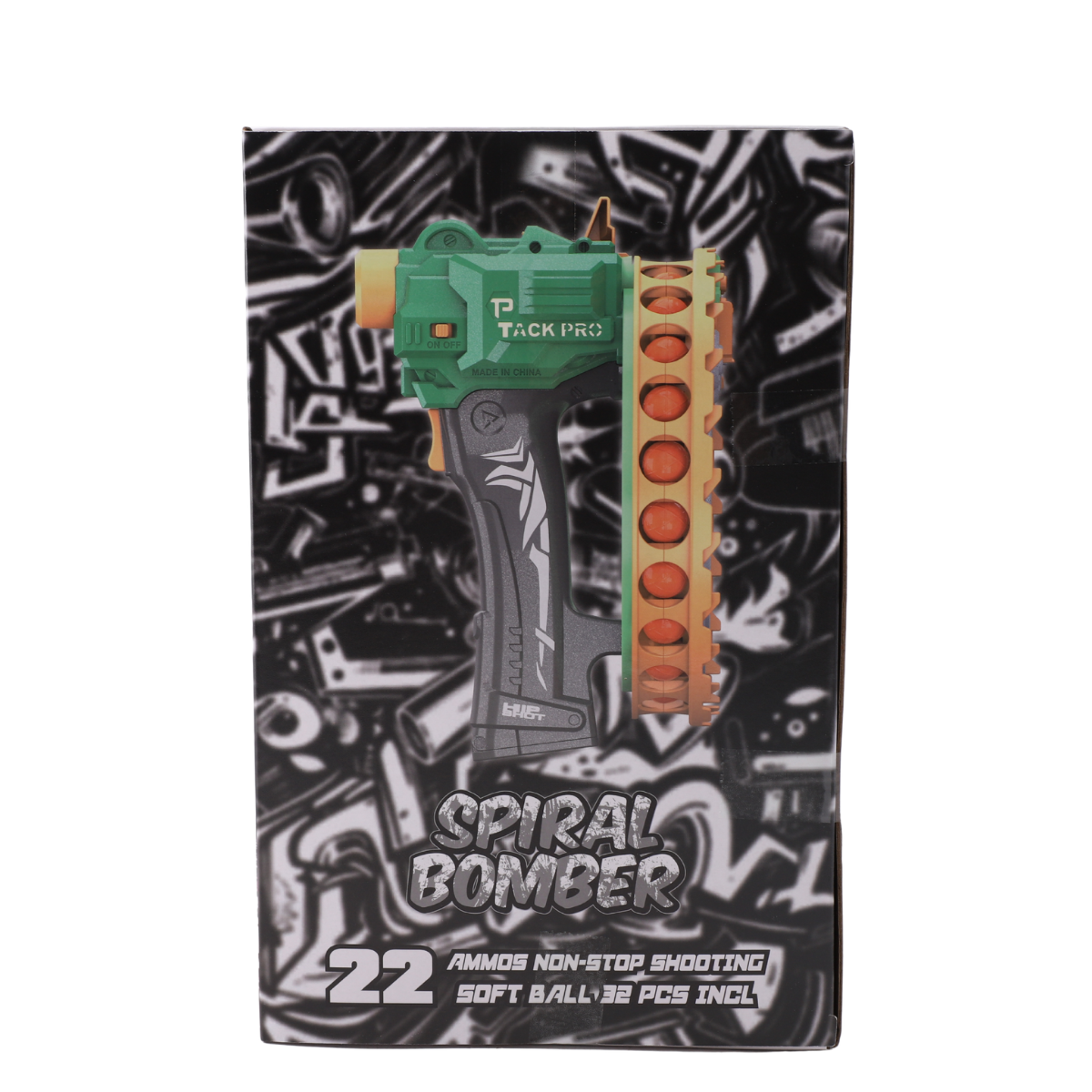 Hip Shot B/O Spiral Bomber (w/ 32pcs Soft Balls)