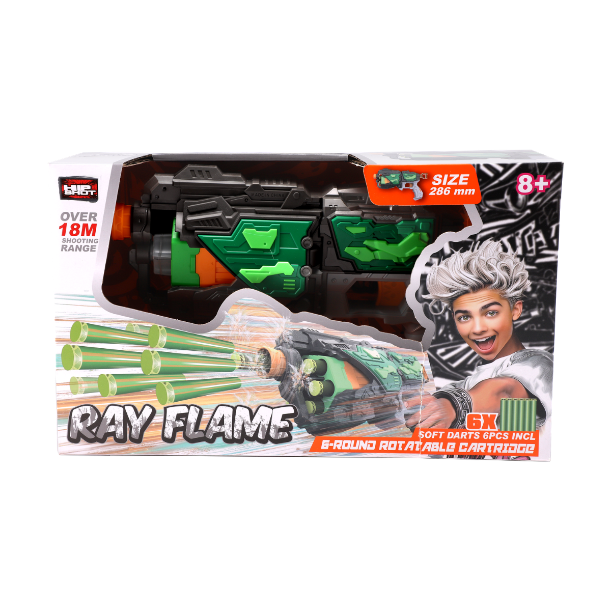 Hip Shot Ray Flame (w/ x6 Darts)