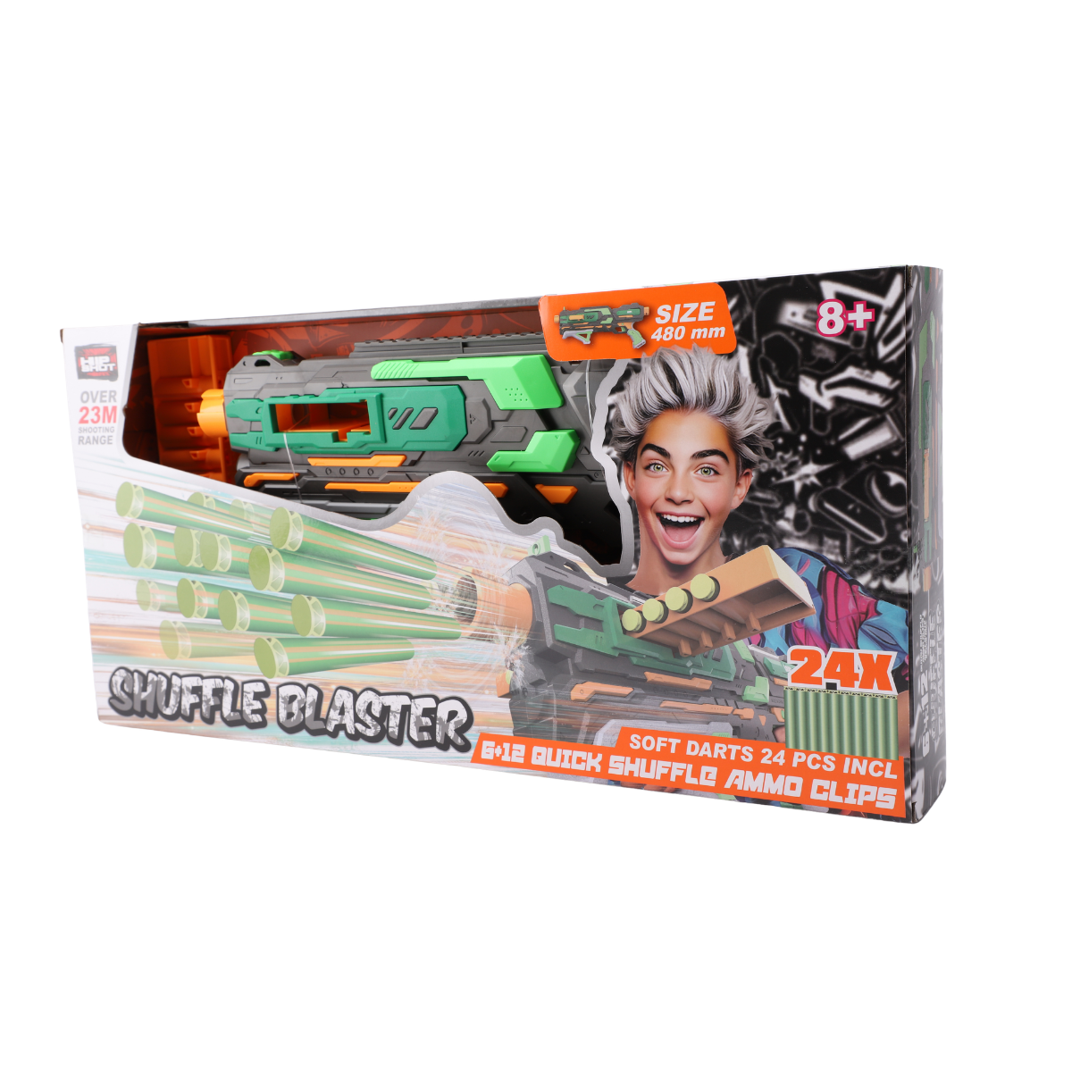 Hip Shot Shuffle Blaster (w/ x24 Darts)