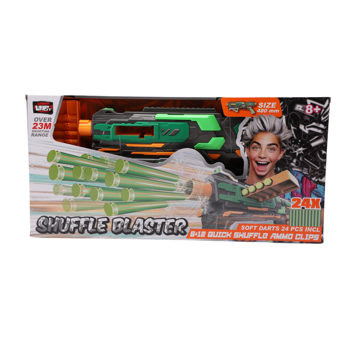 Hip Shot Shuffle Blaster (w/ x24 Darts)