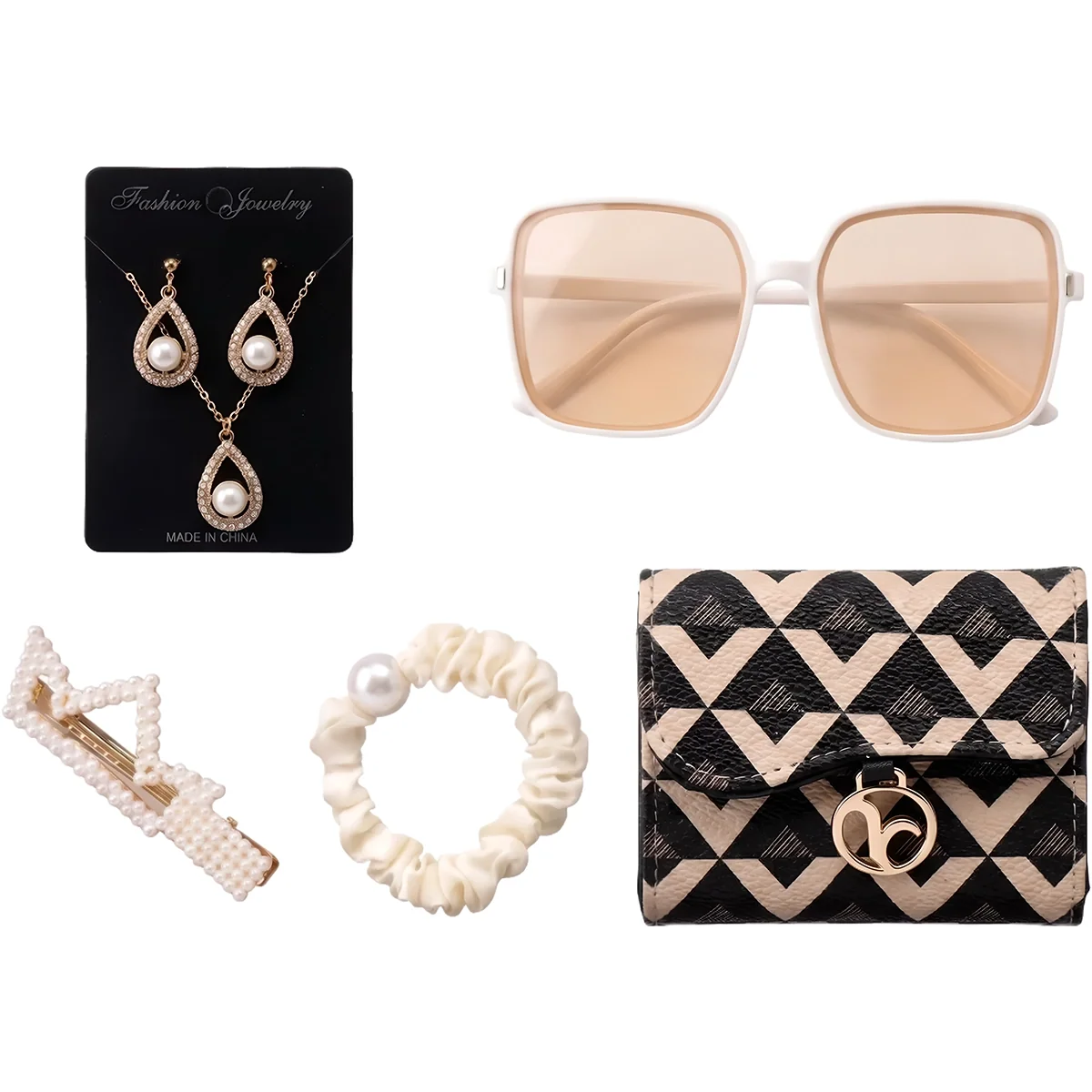 Veloura Elegance Accessory Set Deluxe (Midnight Cream)