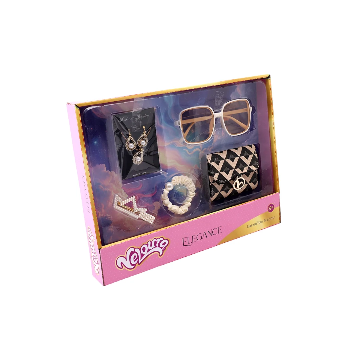 Veloura Elegance Accessory Set Deluxe (Midnight Cream)