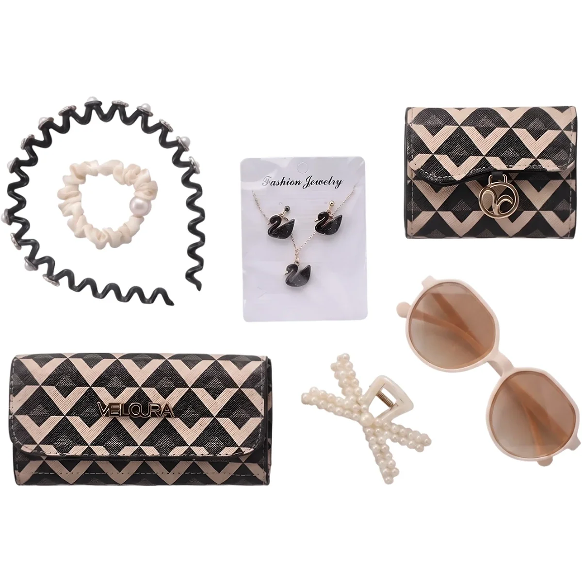 Veloura Elegance Accessory Set Prestige (Bronze & Leather)
