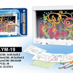 GLOW DRAWING LIGHT BOARD 36PCS 3YRS+