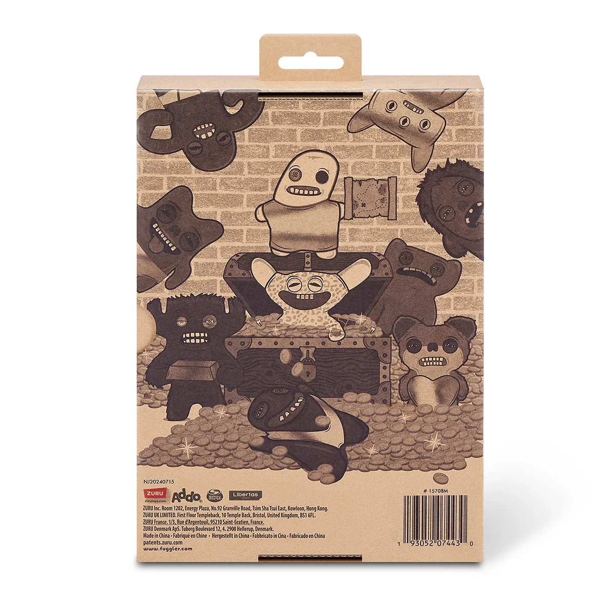 FUGGLER-NON LICENSED 9" CORE-GOLD FUGGS PLUSH 9",S1,