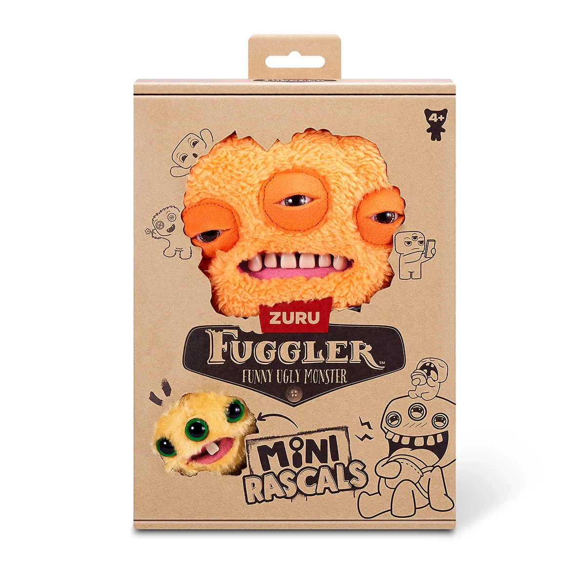 S001-FUGGLER-NON LICENSED 9” CORE-SERIES 1-MINI RASCALS PLUSH 9"