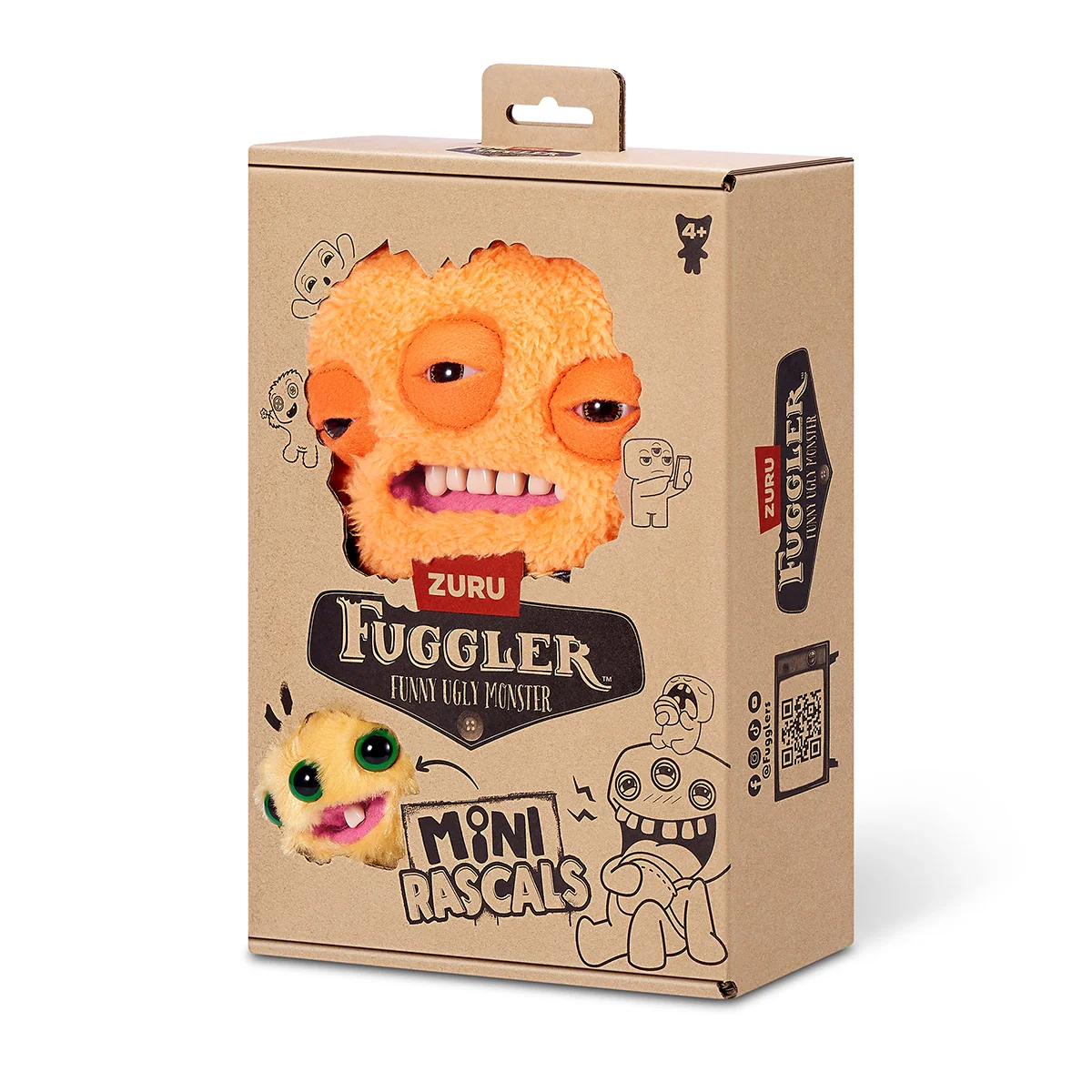 S001-FUGGLER-NON LICENSED 9” CORE-SERIES 1-MINI RASCALS PLUSH 9"