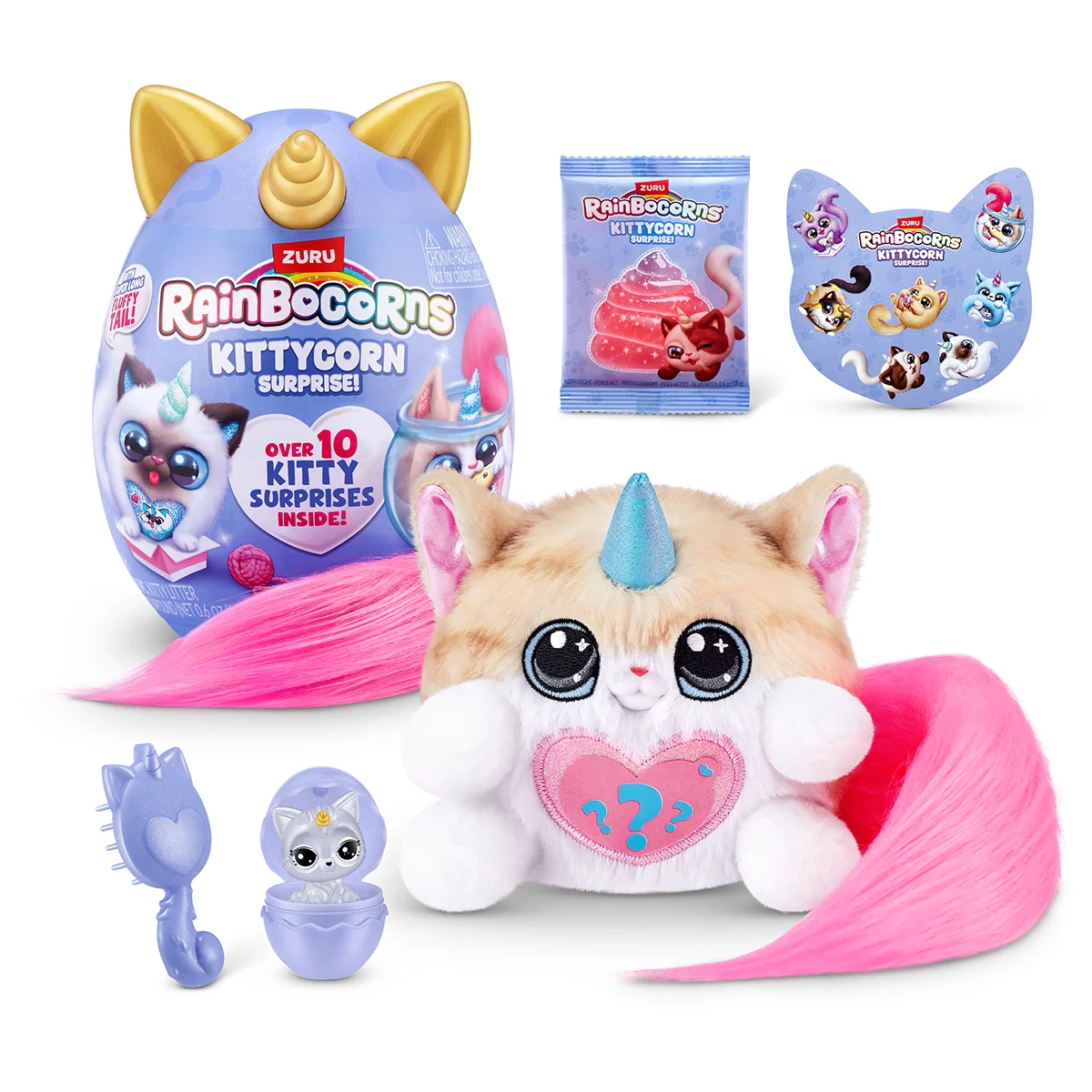 RAINBOCORNS-KITTYCORN SURPRISE-PLUSH