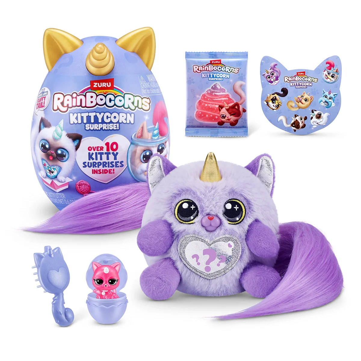 RAINBOCORNS-KITTYCORN SURPRISE-PLUSH