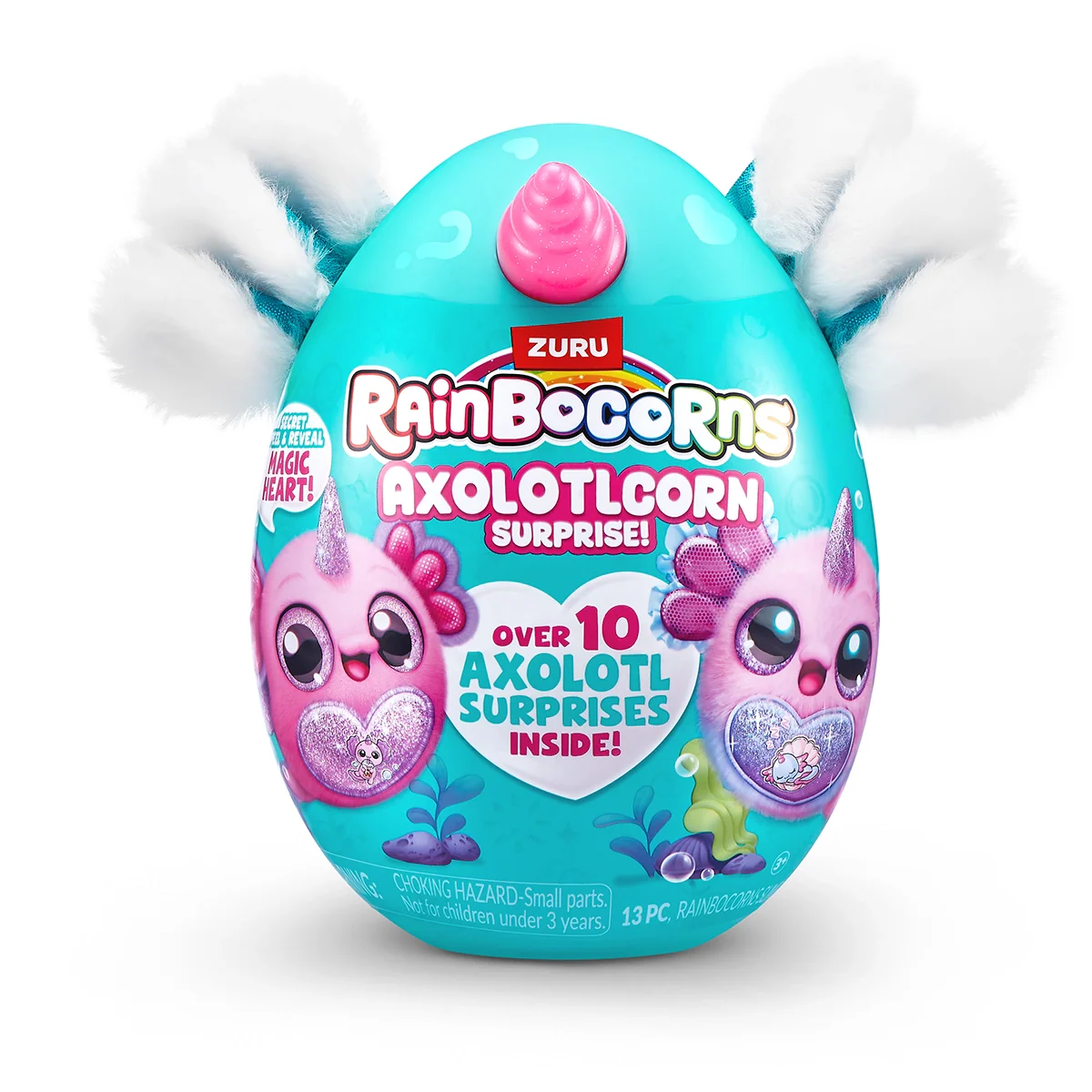 RAINBOCORNS-SPARKLE HEART SURPRISE-AXOLOTLCORN