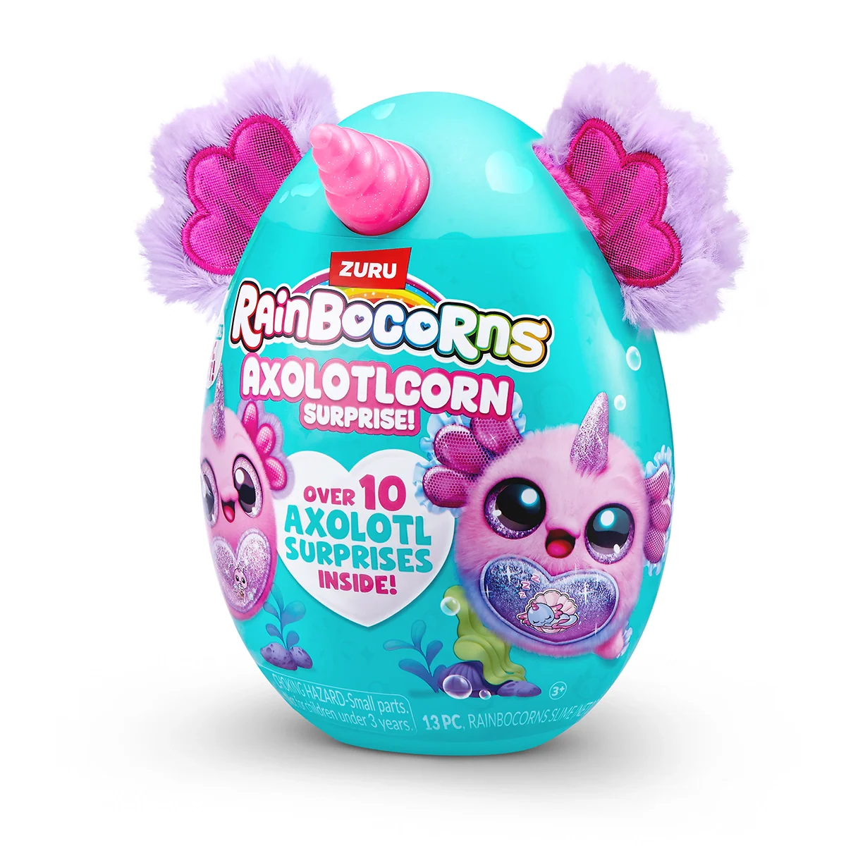 RAINBOCORNS-SPARKLE HEART SURPRISE-AXOLOTLCORN