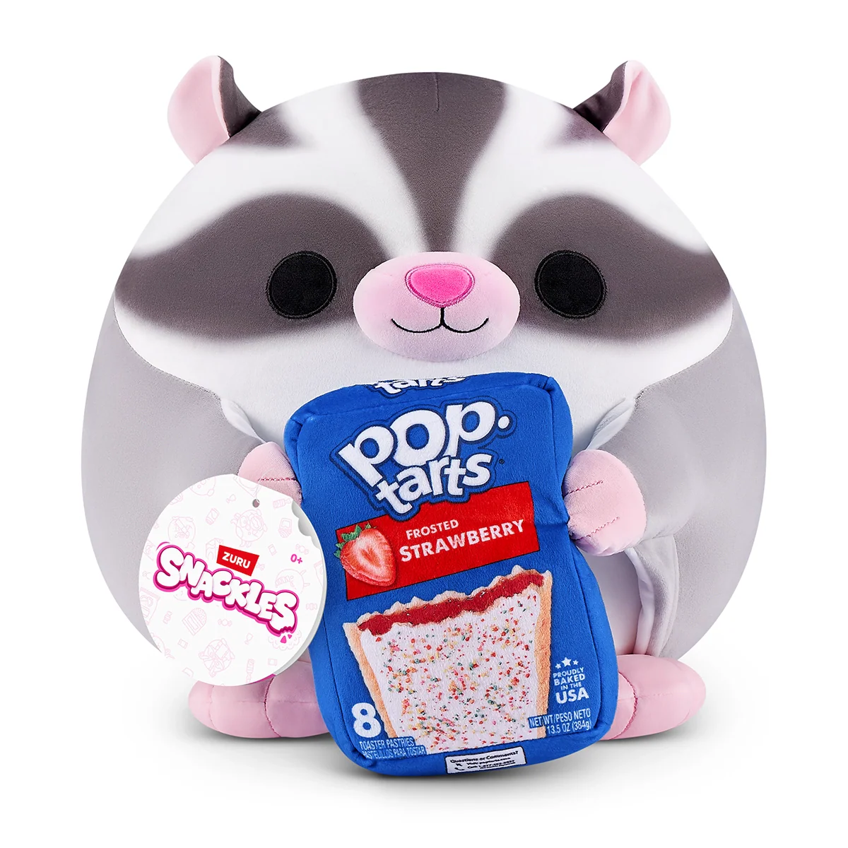SNACKLES-CORE LICENSED-PLUSH 8",S3,HANG TAG,20PC