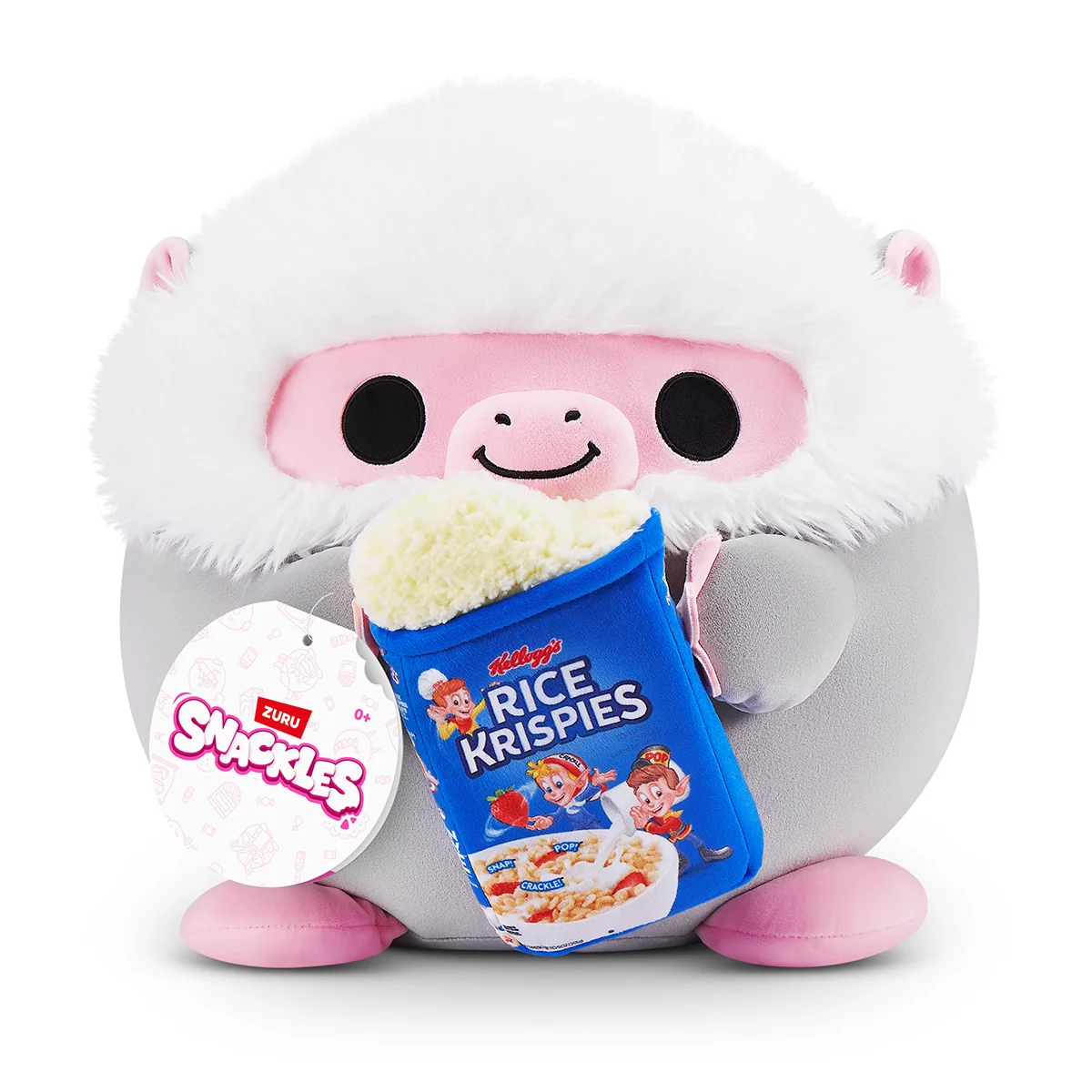 SNACKLES-CORE LICENSED-PLUSH 8",S3,HANG TAG,20PC