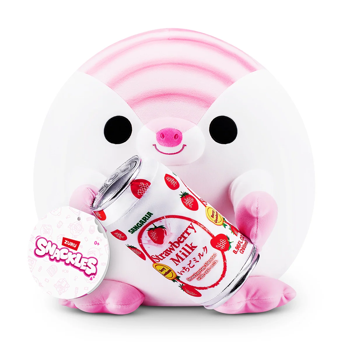 SNACKLES-CORE LICENSED-PLUSH 8",S3,HANG TAG,20PC