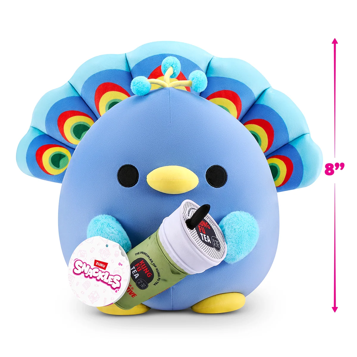 SNACKLES-CORE LICENSED-PLUSH 8",S3,HANG TAG,20PC