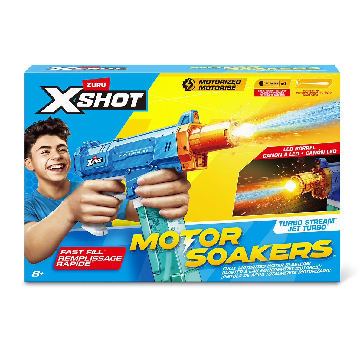 XSHOT WATER-FAST FILL MOTOR SOAKER-TURBO STREAM